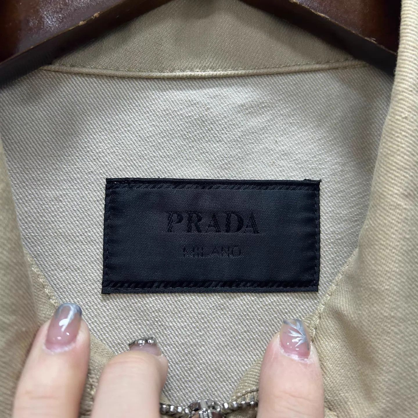 Prada Prada men's denim logo zip-up jacket M 99 new Size US M / EU 48-50 / 2 - 4 Thumbnail