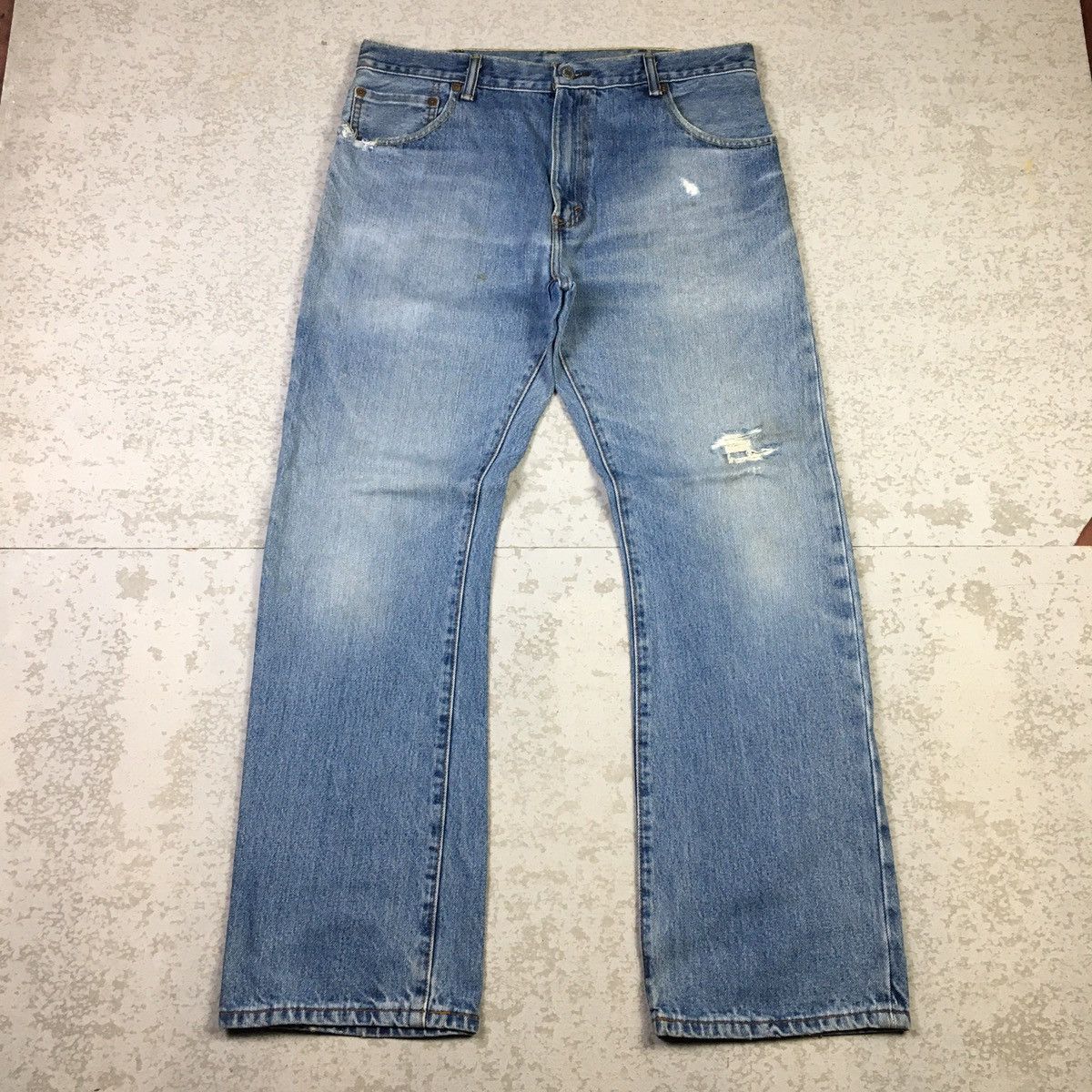 Levi's × Vintage Levis 517 Light Blue Washed Vintage Style Jeans Size US 34 / EU 50 - 1 Thumbnail