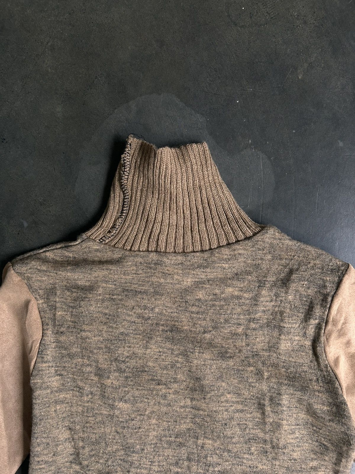 KMRii Avant-Garde Deconstructed Asymmetrical Turtleneck Top Size S / US 4 / IT 40 - 6 Thumbnail