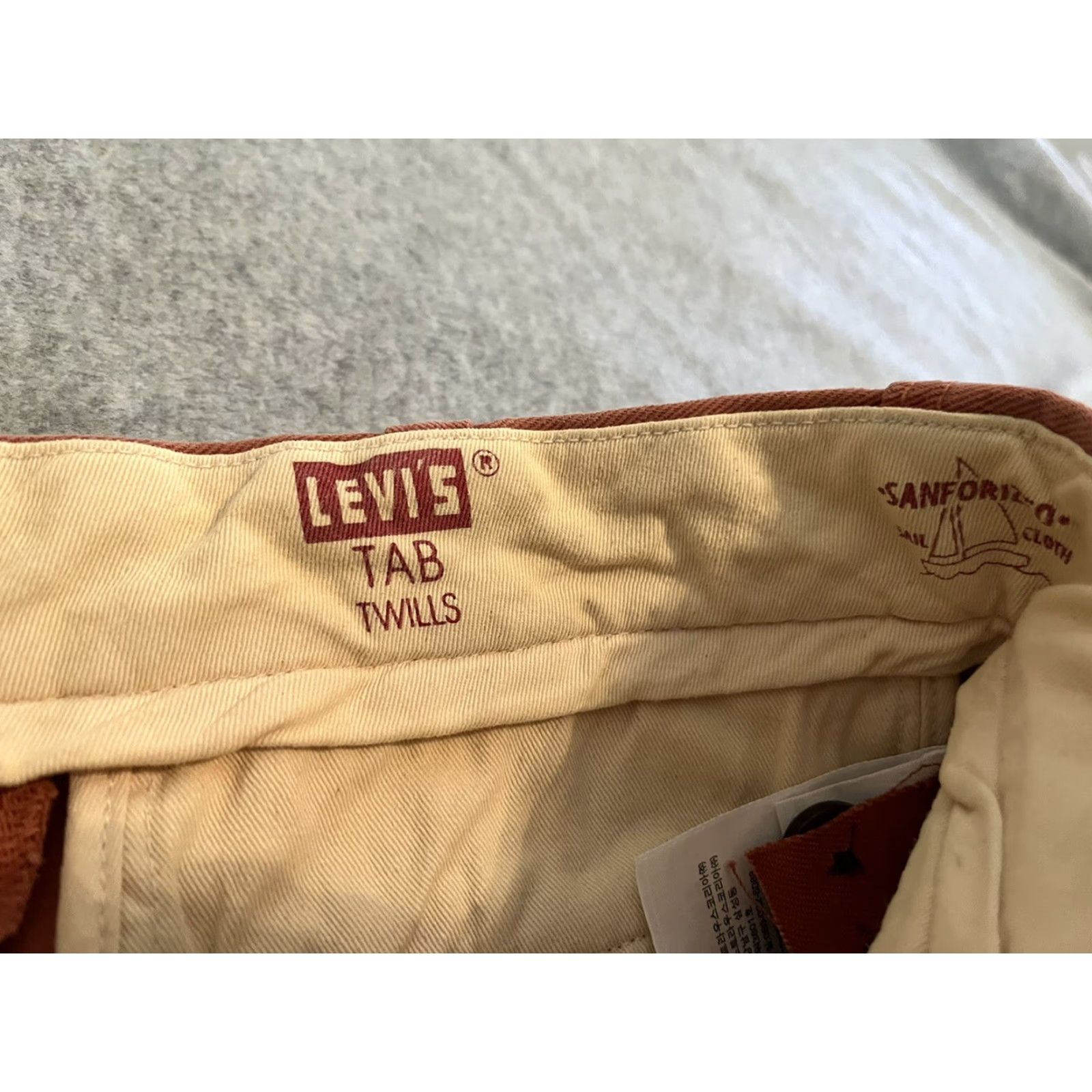 Levi's VINTAGE Levi's LVC Tab Twills Chino Pants Sanforized 27x32 NWT Faded Red Women Size 27 32 Inseam 32 Chol? Size 27" / US 4 / IT 40 - 3 Thumbnail