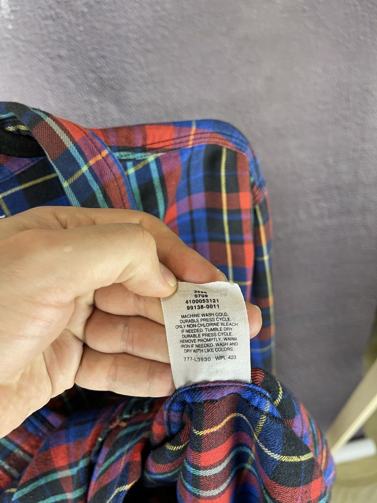 Flannel Levi’s vintage y2k multicolour flannel long sleeve shirt Size US XL / EU 56 / 4 - 9 Thumbnail