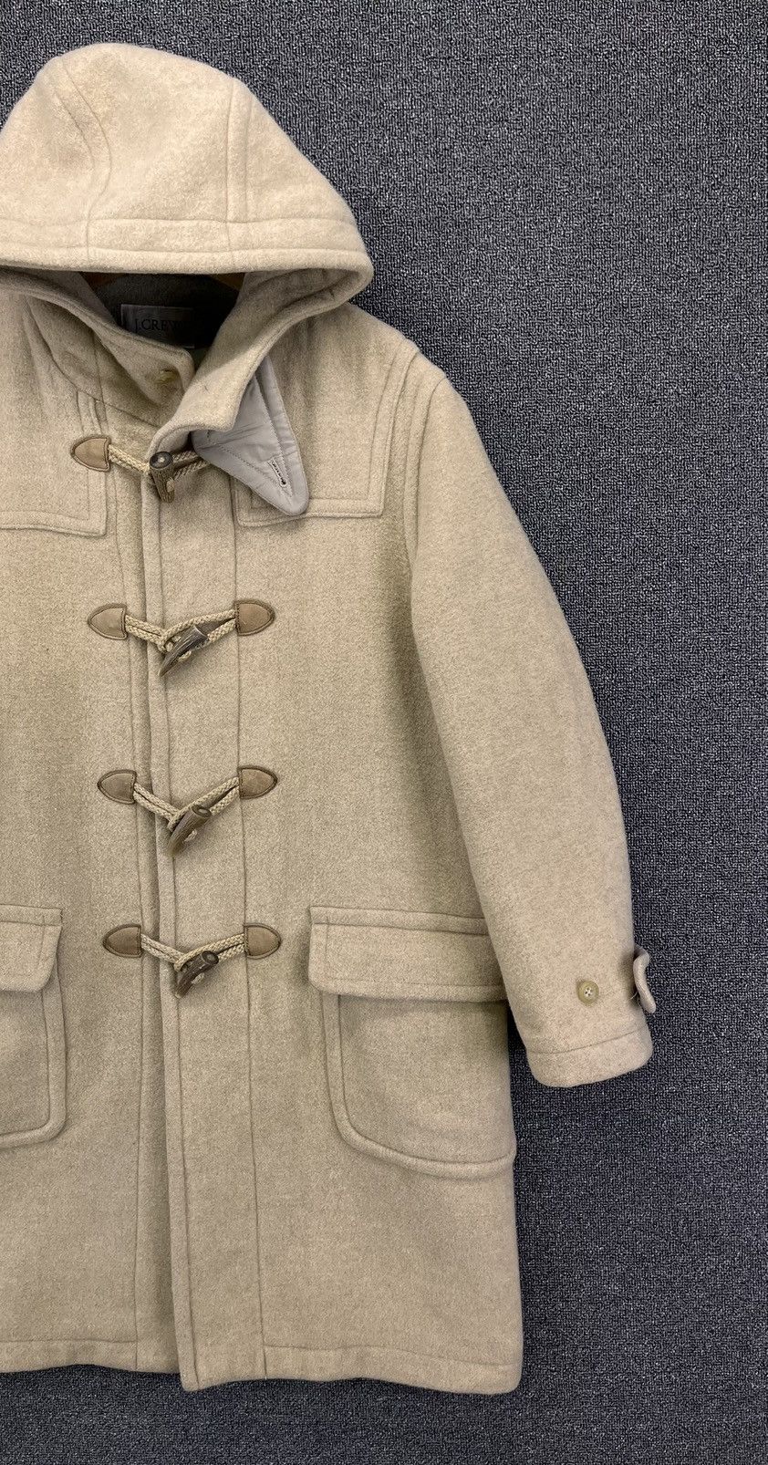 J.Crew Vintage J.Crew Luxury Hoodie Duffle Coat Wool Long Jacket Size US S / EU 44-46 / 1 - 4 Thumbnail