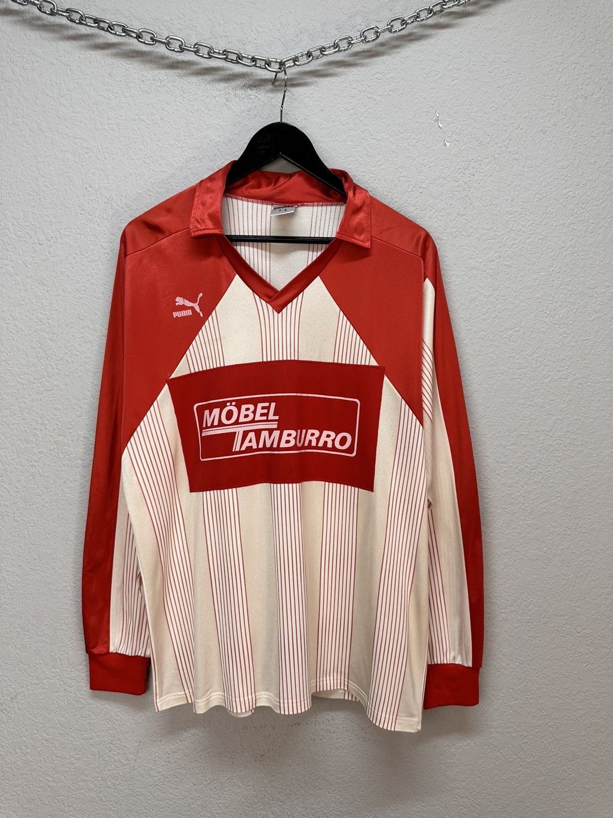 Puma Rare Jersey West Germany Puma Long sleeve Milan Barcelona Size US L / EU 52-54 / 3 - 1 Thumbnail