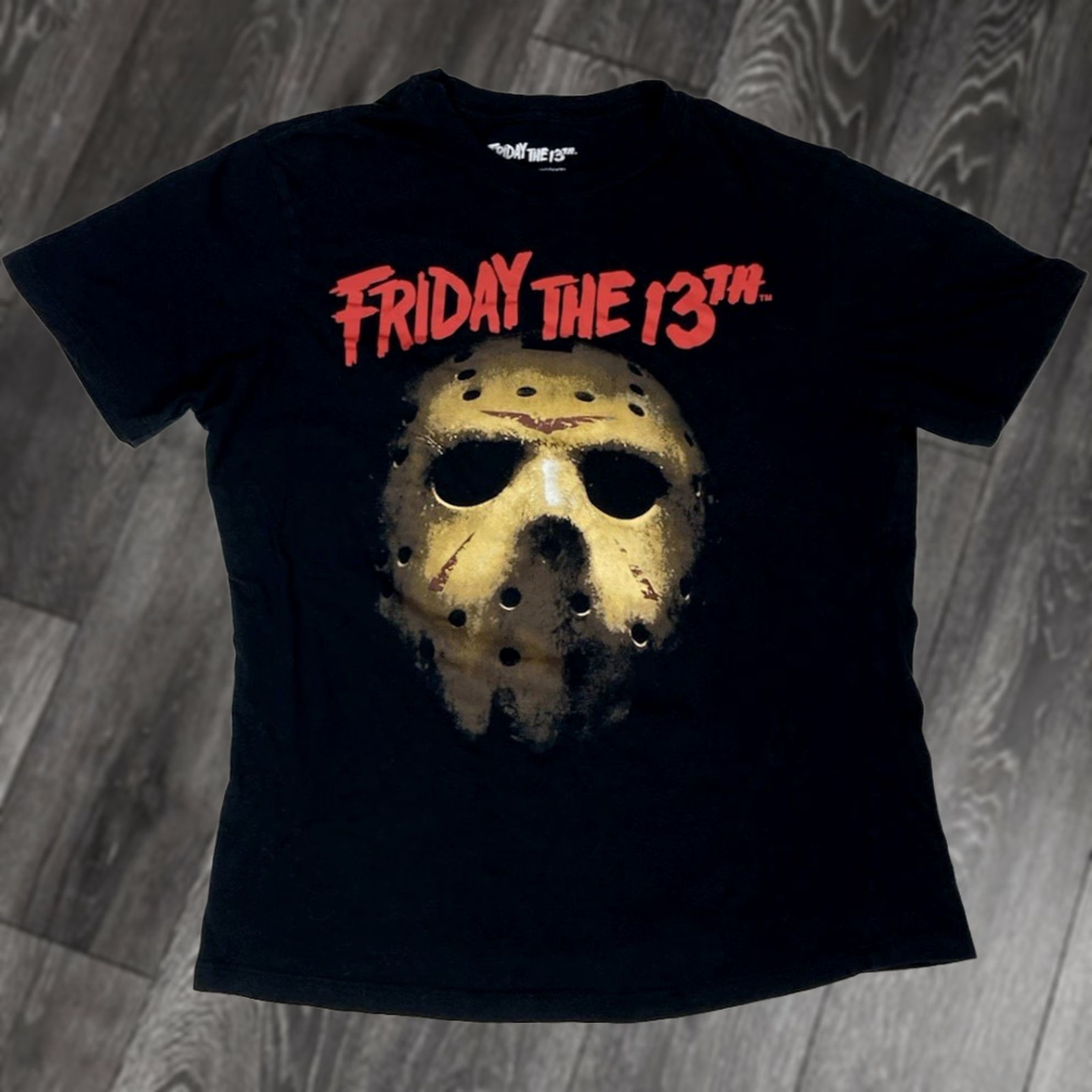 Vintage VINTAGE Friday The 13th Jason Graphic T-shirt Women Medium Black Short Sleeve Movie Size M / US 6-8 / IT 42-44 - 1 Thumbnail