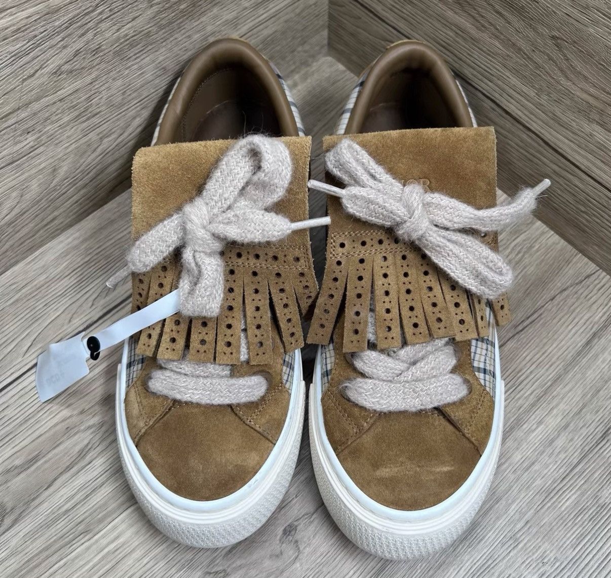 Dior Dior B33 Spin Brown Checkered Biscuit Sneakers J41 Size US 8.5 / EU 41-42 - 4 Thumbnail