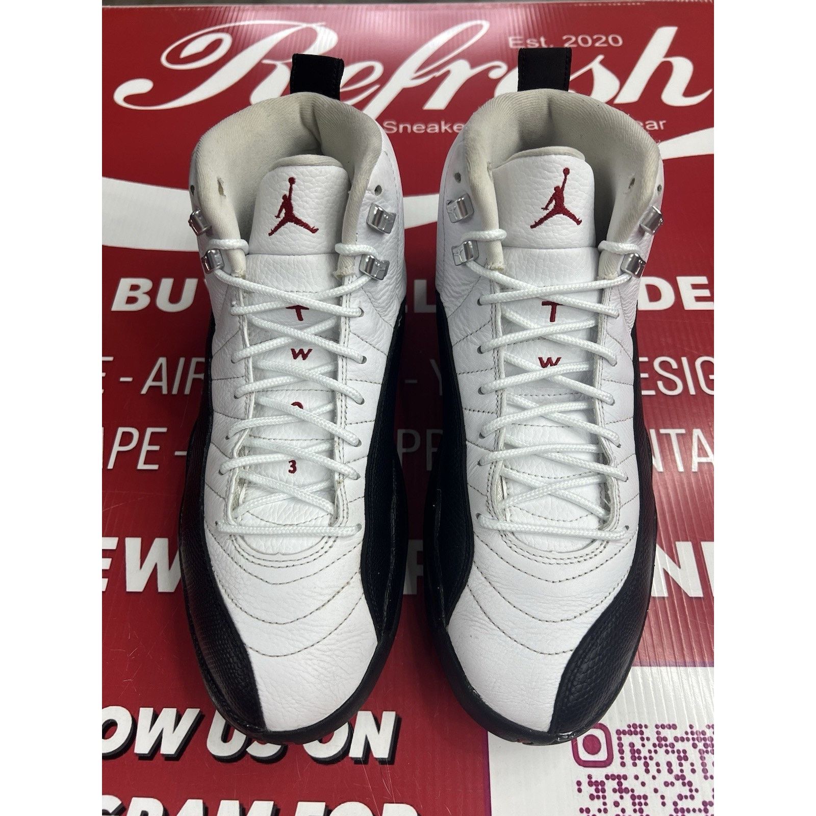 Jordan Brand Air Jordan 12 Retro Taxi Flip Size 11 (CT8013-162) Size US 11 / EU 44 - 4 Thumbnail