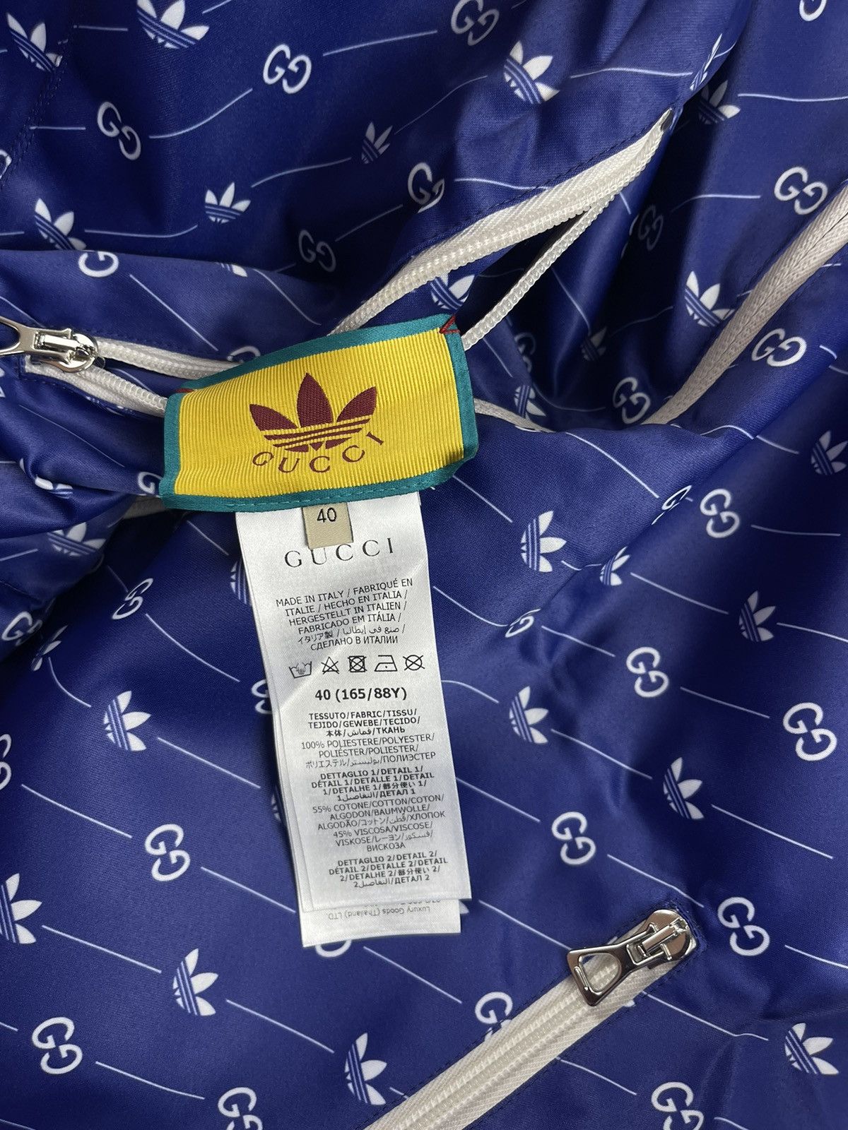Gucci Adidas x Gucci Reversible Jacket Red/Blue Size 40 Size S / US 4 / IT 40 - 13 Thumbnail