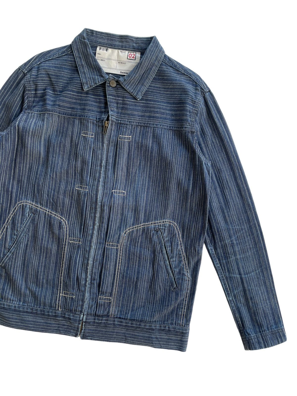 Vintage Vintage Denim Workers Hickory Wabash Jacket Size US L / EU 52-54 / 3 - 7 Thumbnail