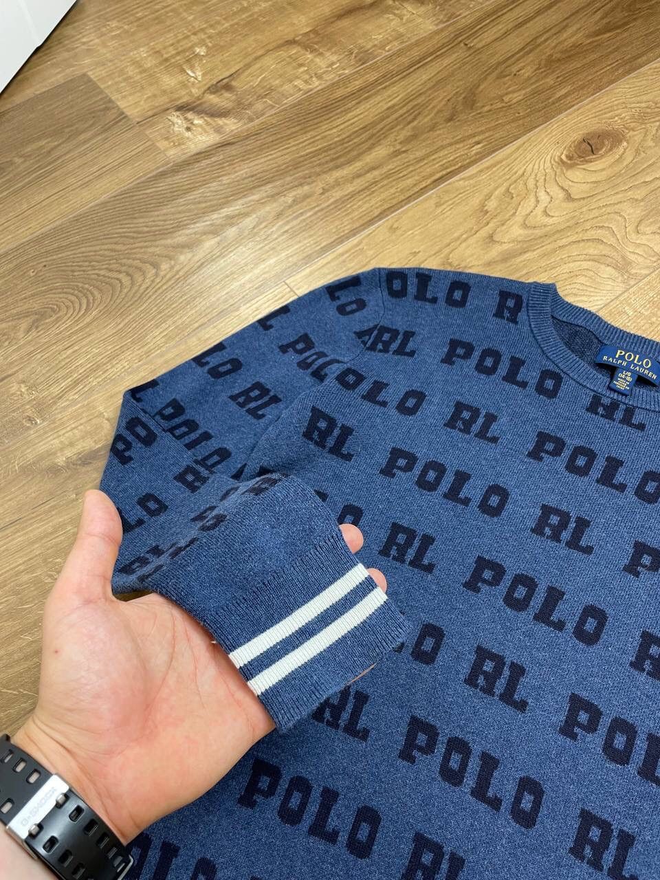 Polo Ralph Lauren Vintage Ralph Lauren Monogram Multilogo Sweater Sweatshirt Size US XS / EU 42 / 0 - 7 Thumbnail