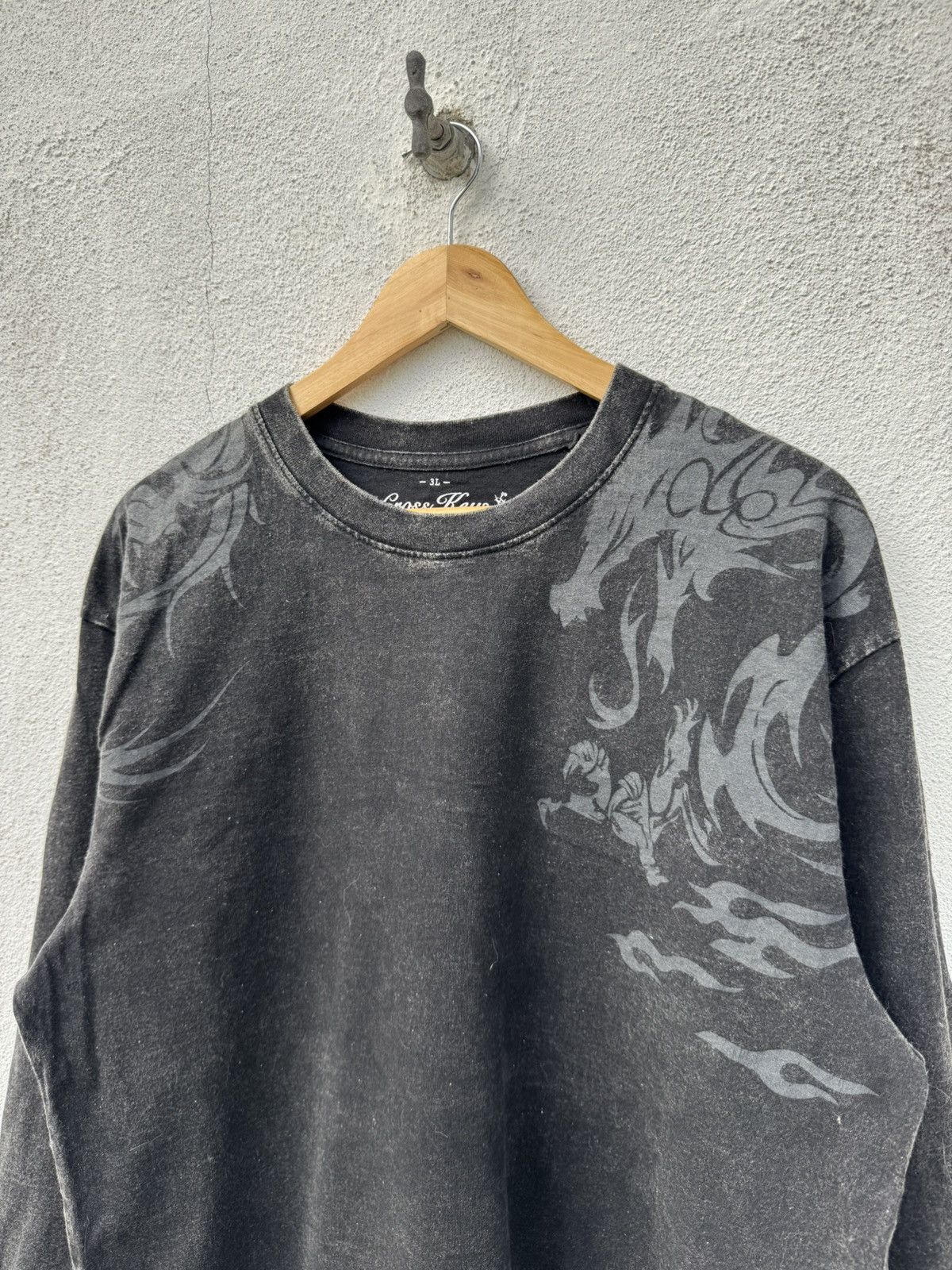 If Six Was Nine 2000s Archival Dragon ifsixwasnine lgb Style Tribal Tees Size US L / EU 52-54 / 3 - 2 Thumbnail