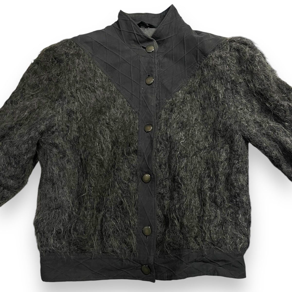 20471120 × Beauty Beast × Japanese Brand 🇯🇵 ROBERTA MOHAIR BUTTON UP JACKET Size M / US 6-8 / IT 42-44 - 3 Thumbnail