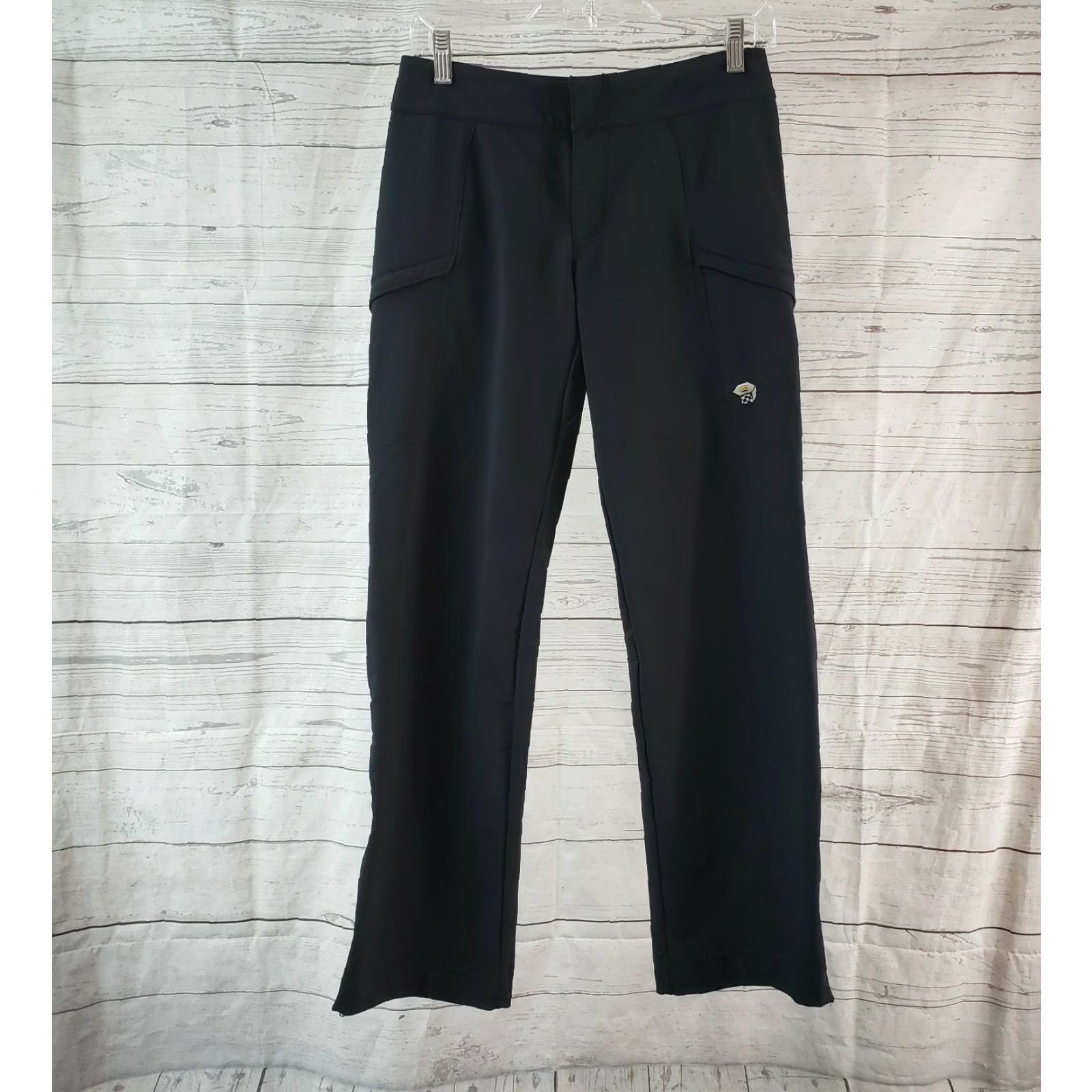 Mountain Hardwear VINTAGE Mountain Hardwear Womens Pants Sz 2 Black Mid Rise Straight Leg Nylon Blend Size 26" / US 2 / IT 38 - 2 Thumbnail