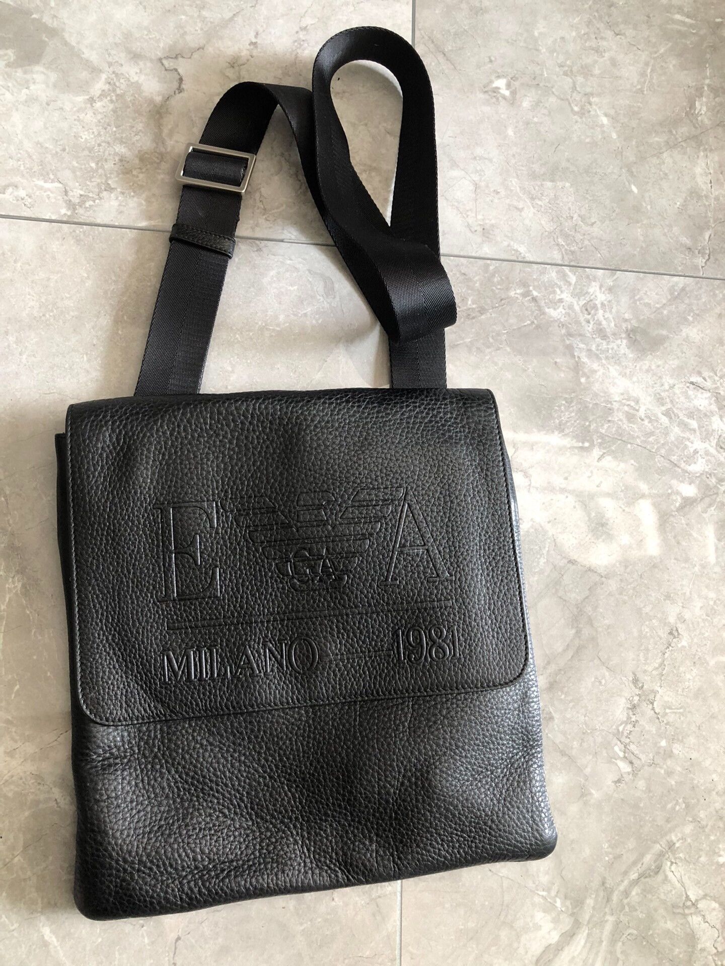 Armani Emporio Armani Commemorative Calfskin Shoulder Bag Size ONE SIZE - 1 Thumbnail