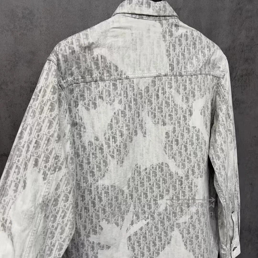 Dior Dior Logo Distressed Denim Jacket. Size US L / EU 52-54 / 3 - 3 Thumbnail