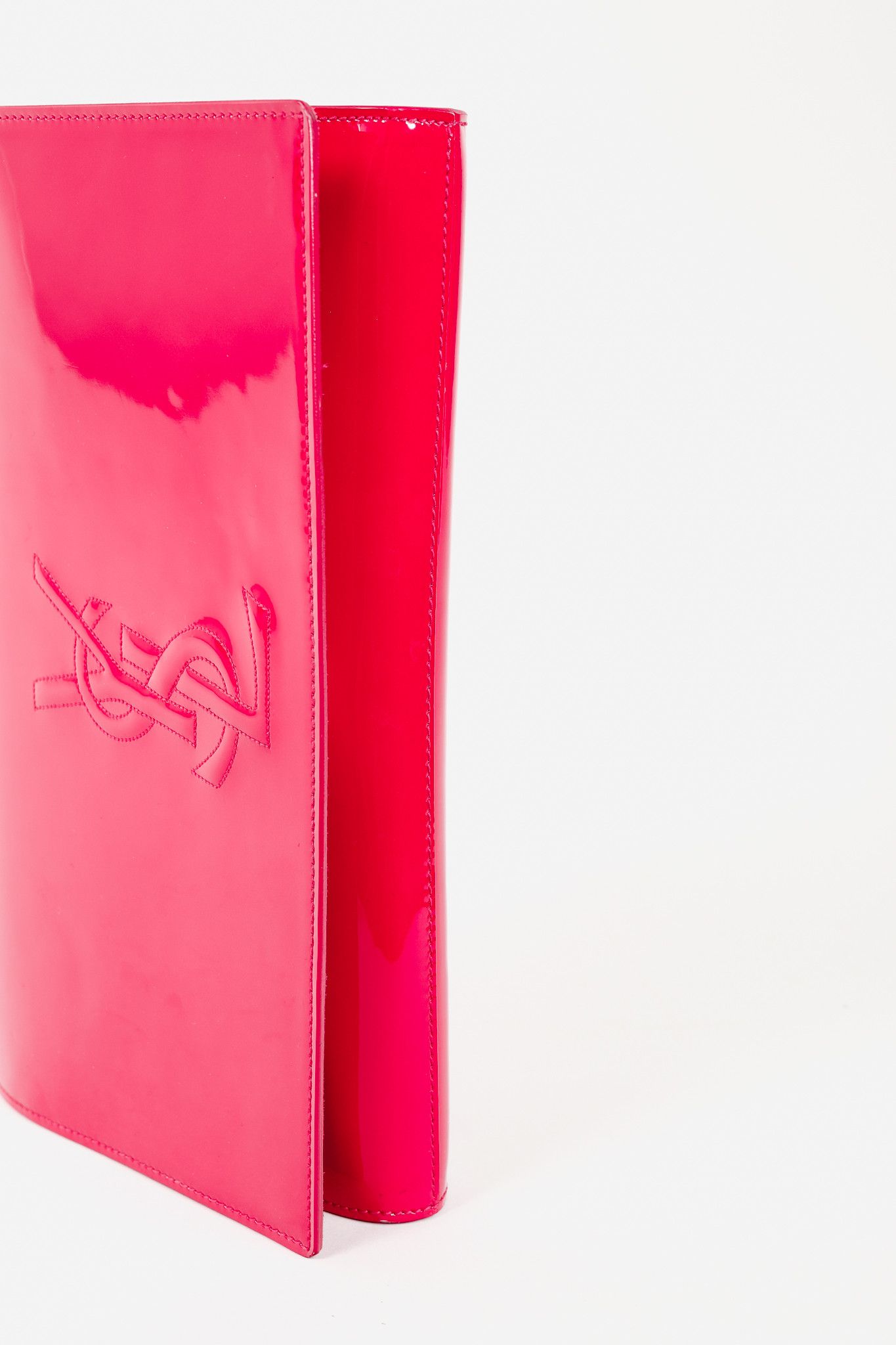 Saint Laurent Paris Saint Laurent Belle de Jour Clutch Patent Leather Clutch Size ONE SIZE - 5 Thumbnail