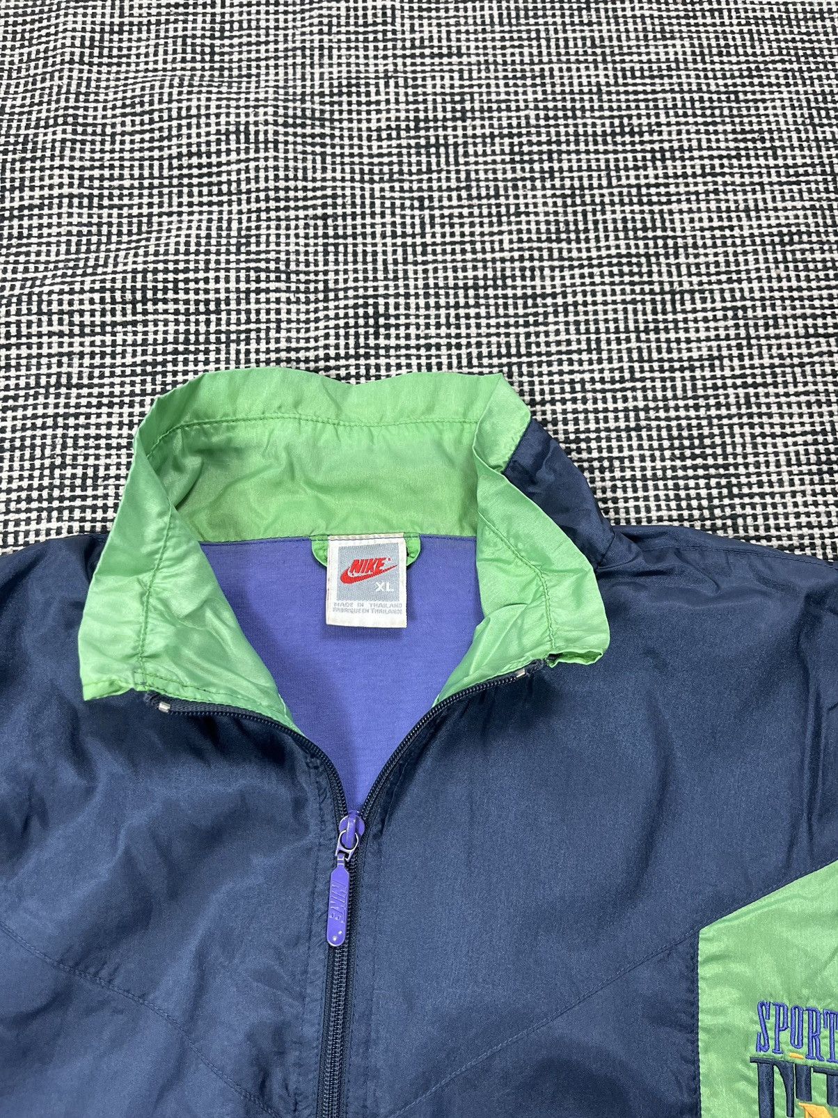 Nike × Vintage ➕ 90s vintage Nike fitness light nylon bomber jacket Size US XL / EU 56 / 4 - 3 Thumbnail