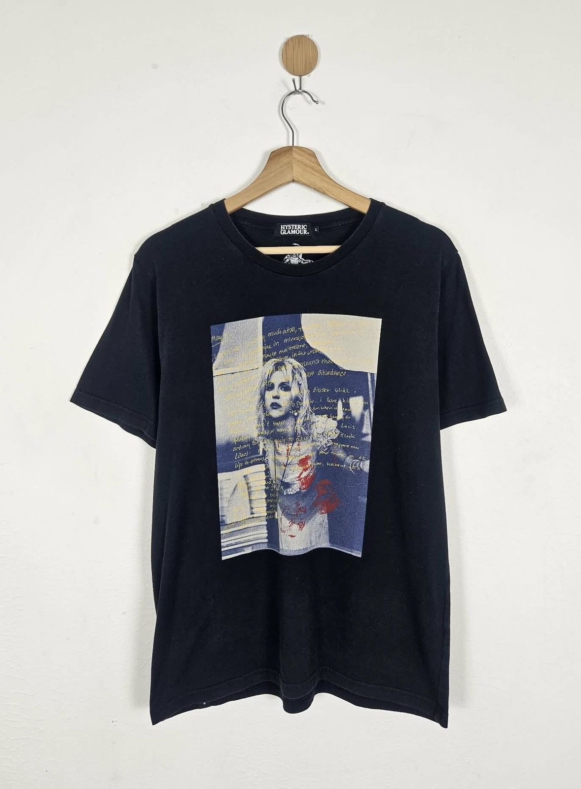 Hysteric Glamour HYSTERIC GLAMOUR dirty blonde courtney love tee