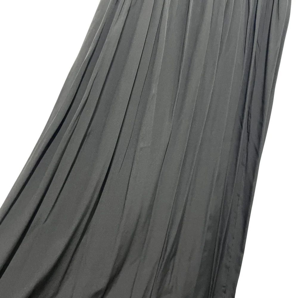 Yohji Yamamoto YOHJI YAMAMOTO // black silk Silk skirt Size US 29 - 5 Thumbnail