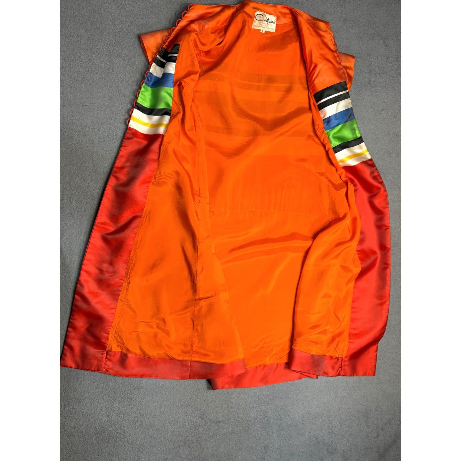 Vintage VINTAGE Contessa Orange Silk Dress Pants Womens 12 Hong Kong Set Dress Pants Contessa Orange Silk Dress Pants Womens 12 Hong Kong Size 34" / US 12 / IT 48 - 3 Thumbnail