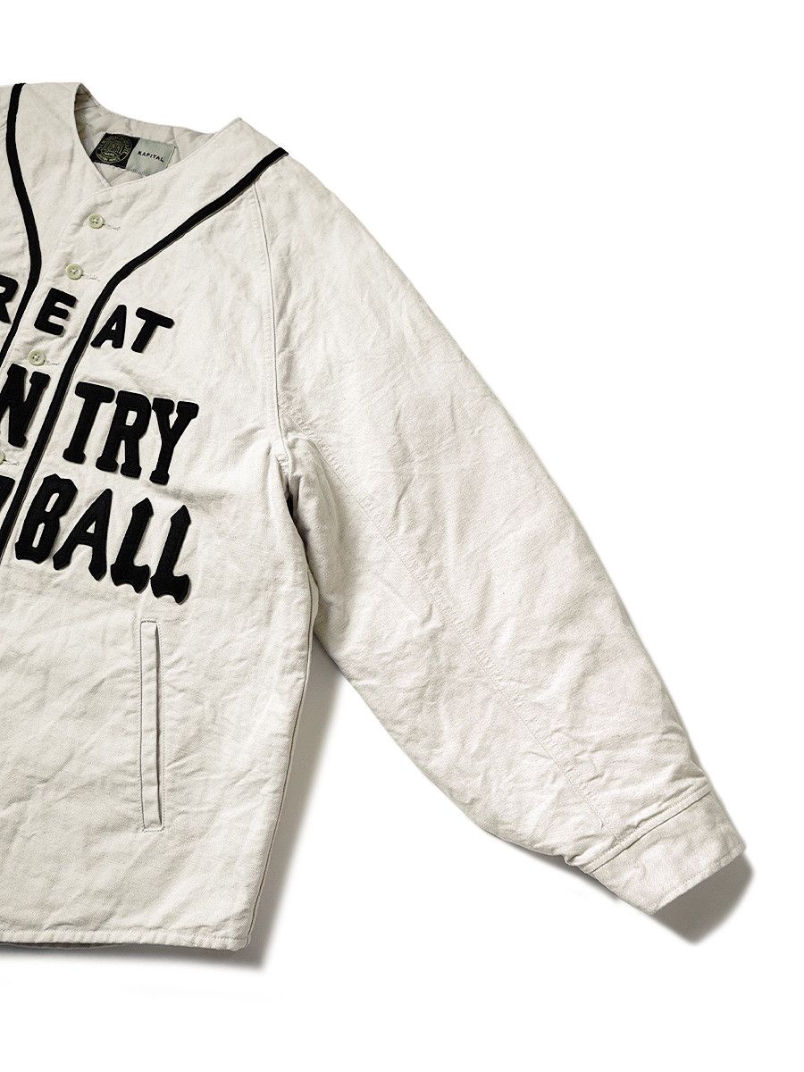 Kapital Kapital Canvas GREAT KOUNTRY Night Game Baseball Shirt Size US L / EU 52-54 / 3 - 8 Thumbnail