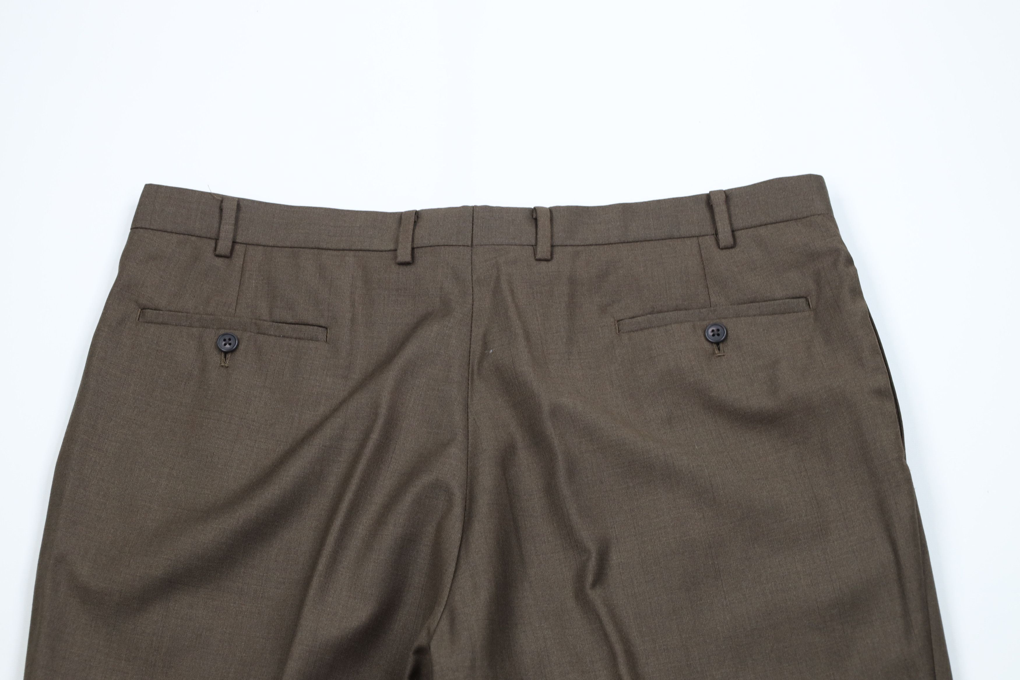 Ralph Lauren Vintage Ralph Lauren Wide Leg Chino Pants Heather Brown Size US 40 / EU 56 - 9 Thumbnail