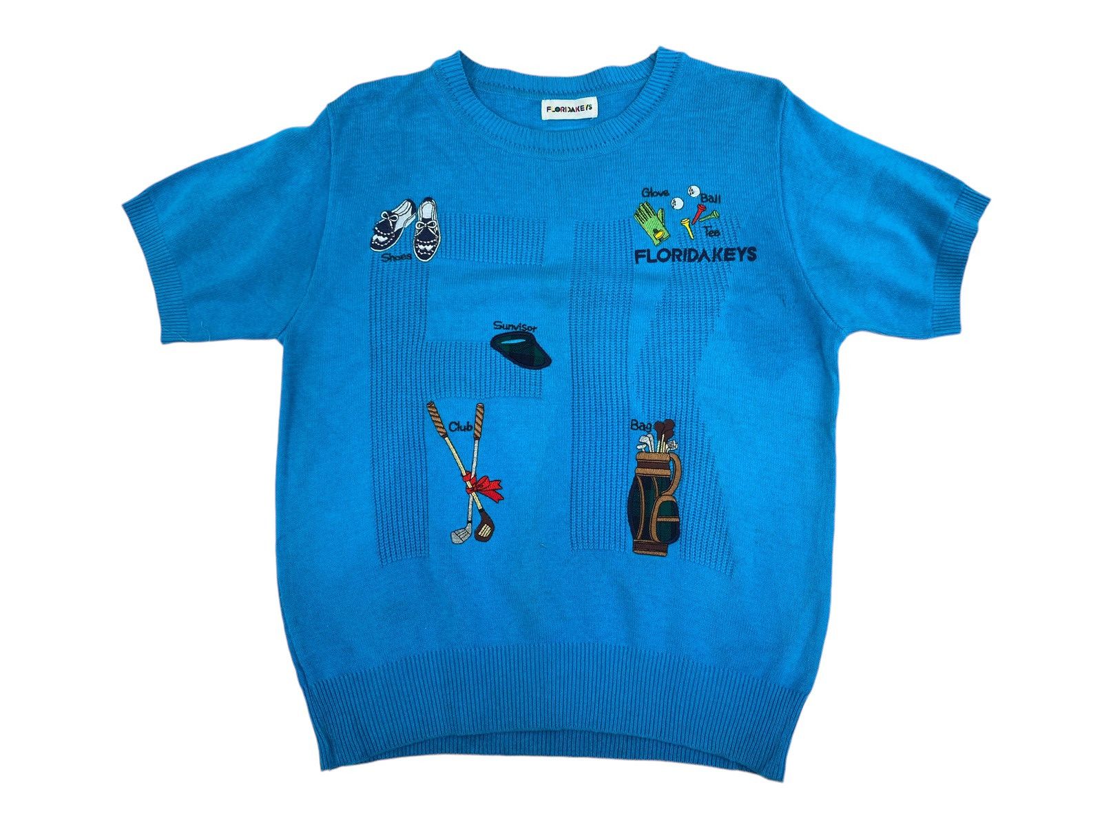 Japanese Brand × Vintage Vtg Floridakeys Japan Knit Sweater Size US M / EU 48-50 / 2 - 1 Thumbnail