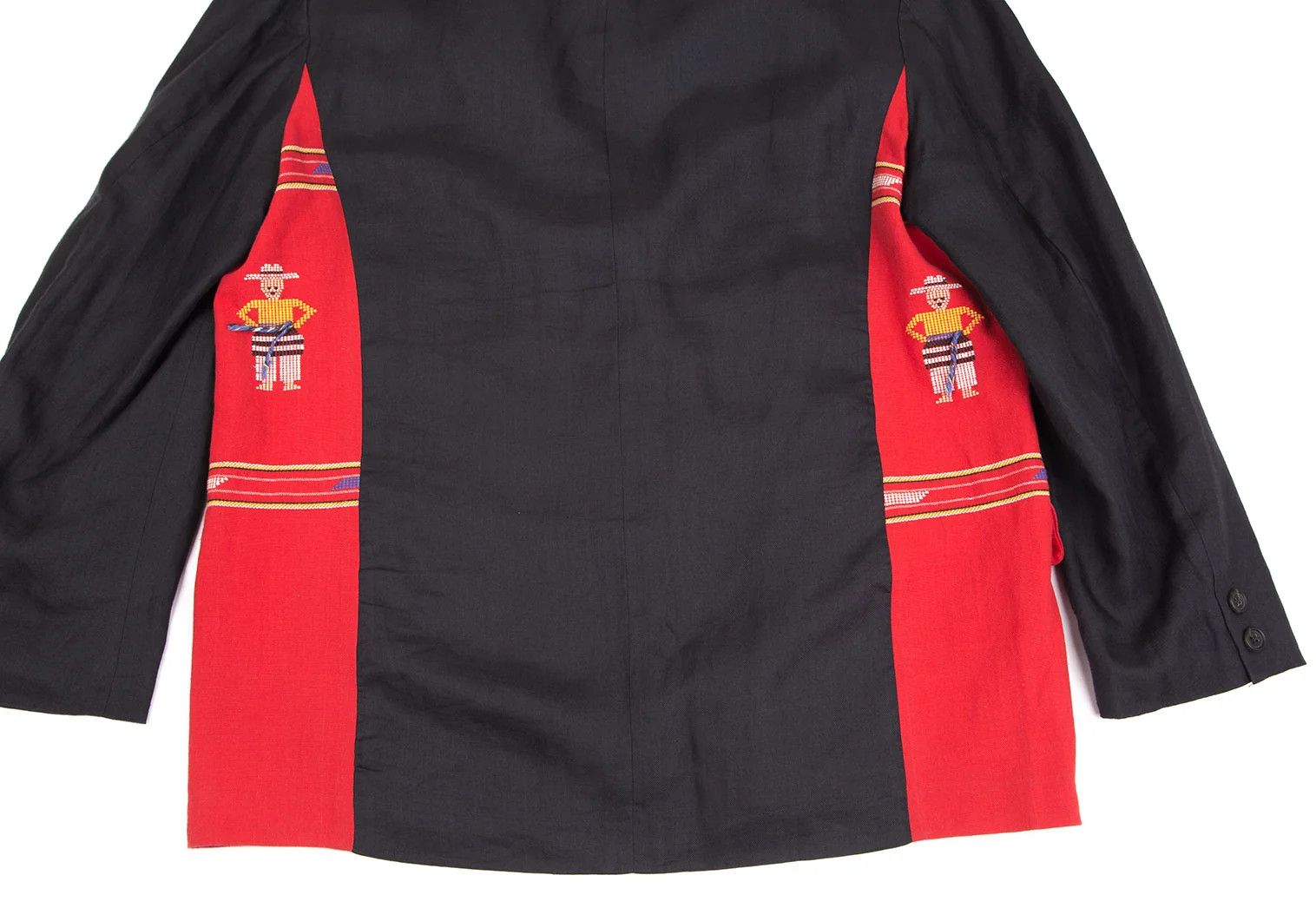Yohji Yamamoto Yohji Yamamoto Bi-Color Jacket Red Black Size US M / EU 48-50 / 2 - 17 Thumbnail