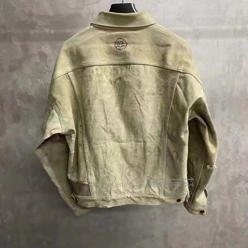 READYMADE Ready Made Distressed Stamp Logo Jacket Size US M / EU 48-50 / 2 - 2 Thumbnail