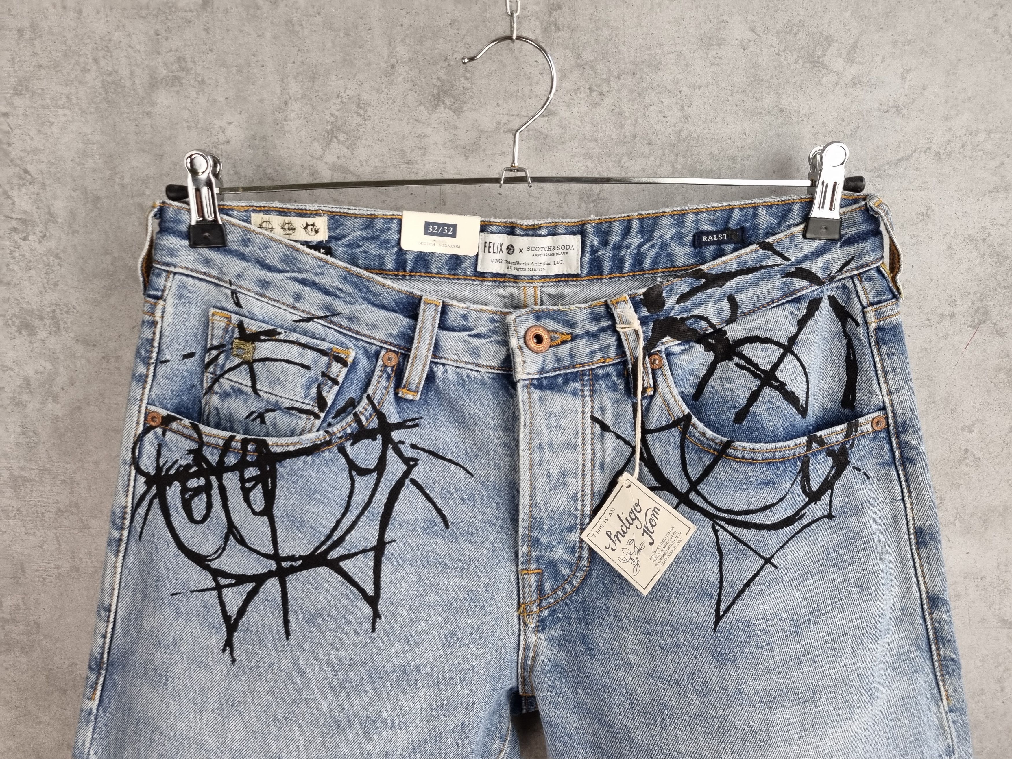 Japanese Brand × Scotch & Soda Felix Ralston Regular Slim Fit Denim Jeans Size US 32 / EU 48 - 6 Thumbnail