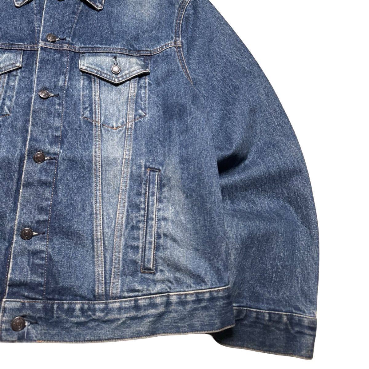 Gap Vintage Gap Denim Jacket Mens Large Blue Mid Wash Fade Size US L / EU 52-54 / 3 - 2 Thumbnail