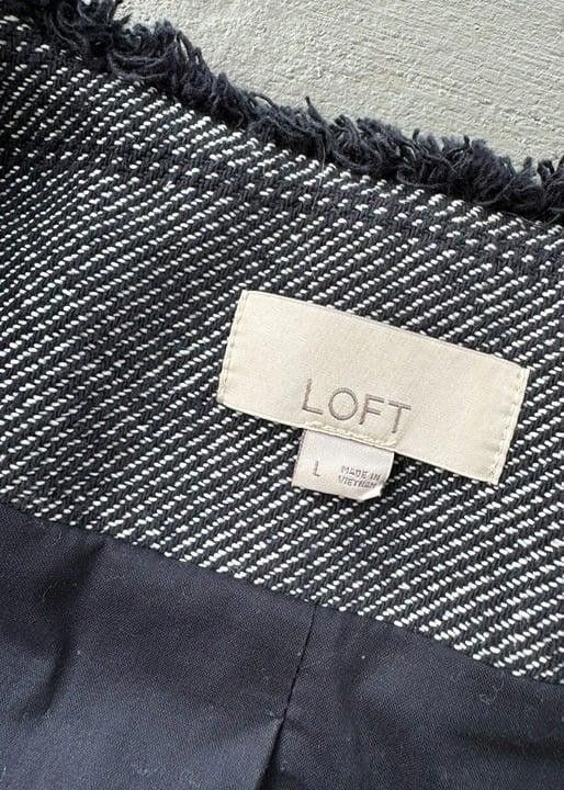 Designer Loft Navy Blazer Size L / US 10 / IT 46 - 2 Thumbnail