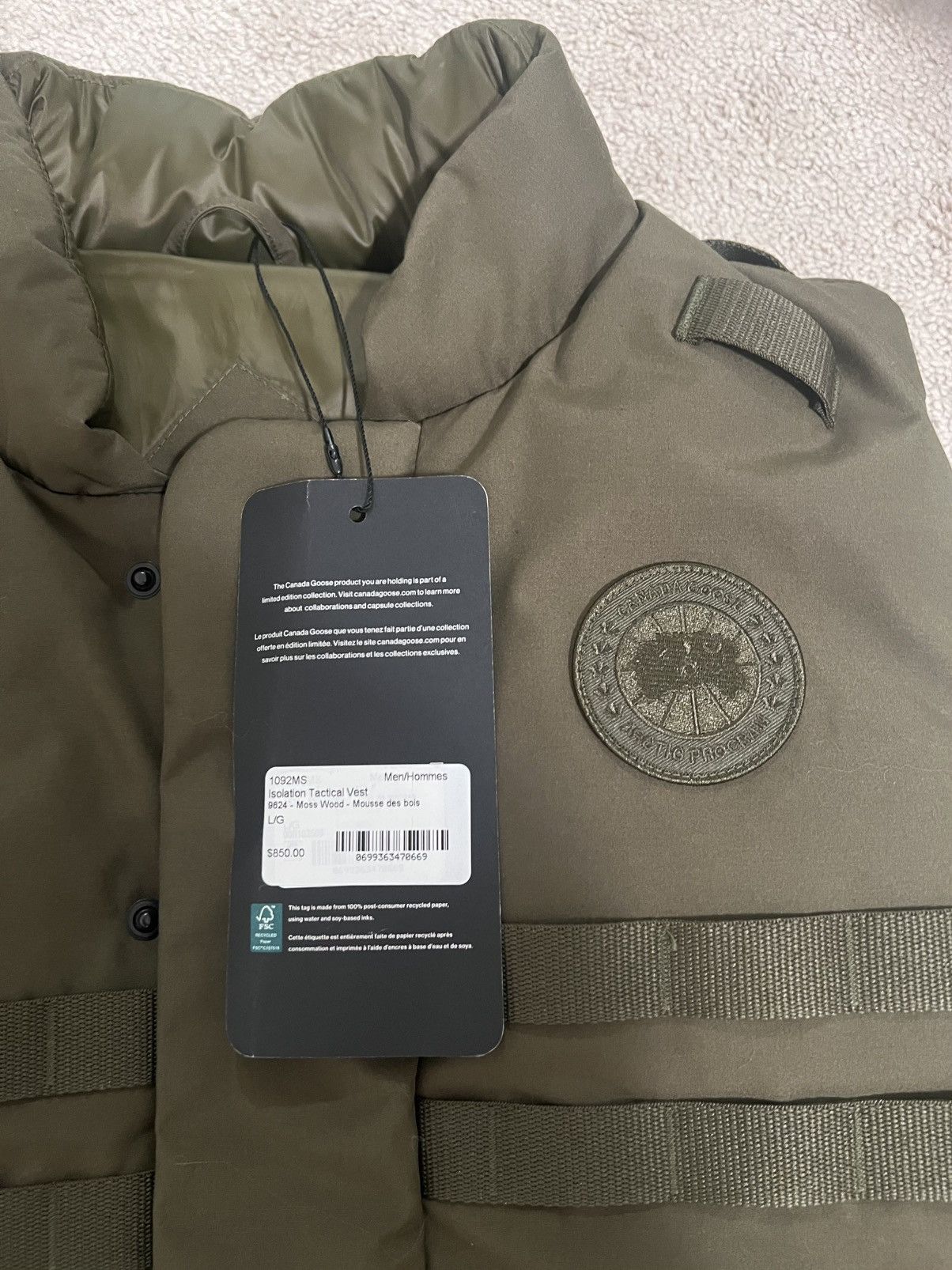 Canada Goose Canada Goose Shai Gilgeous-Alexander Tactical Vest Size US L / EU 52-54 / 3 - 5 Thumbnail