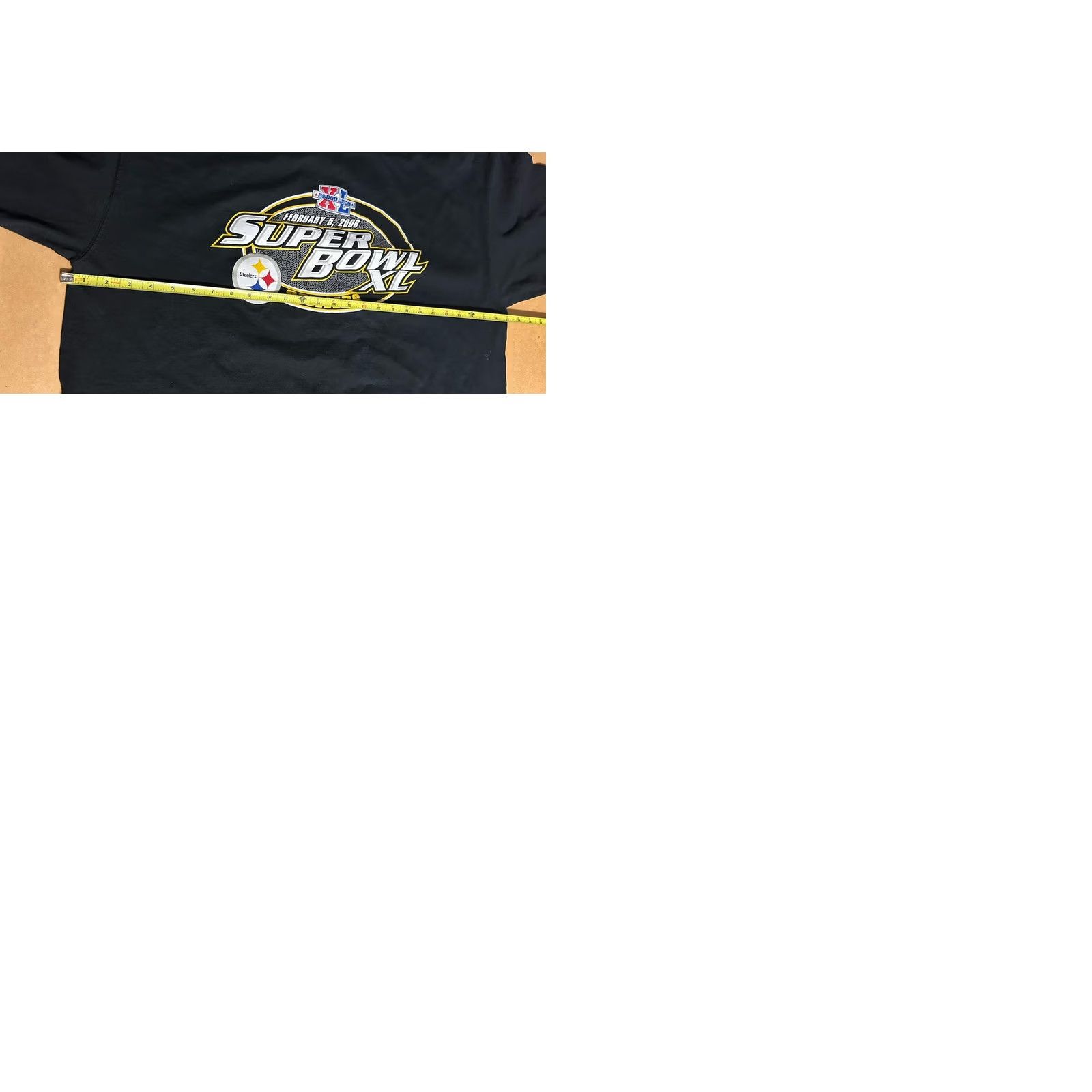 Lee VINTAGE Steelers T-Shirt Lee 2006 2XL Black Short Sleeve Men Shirt 2XL Football NFL Football Shirt Mens Steelers Shirt Size US XXL / EU 58 / 5 - 10 Thumbnail