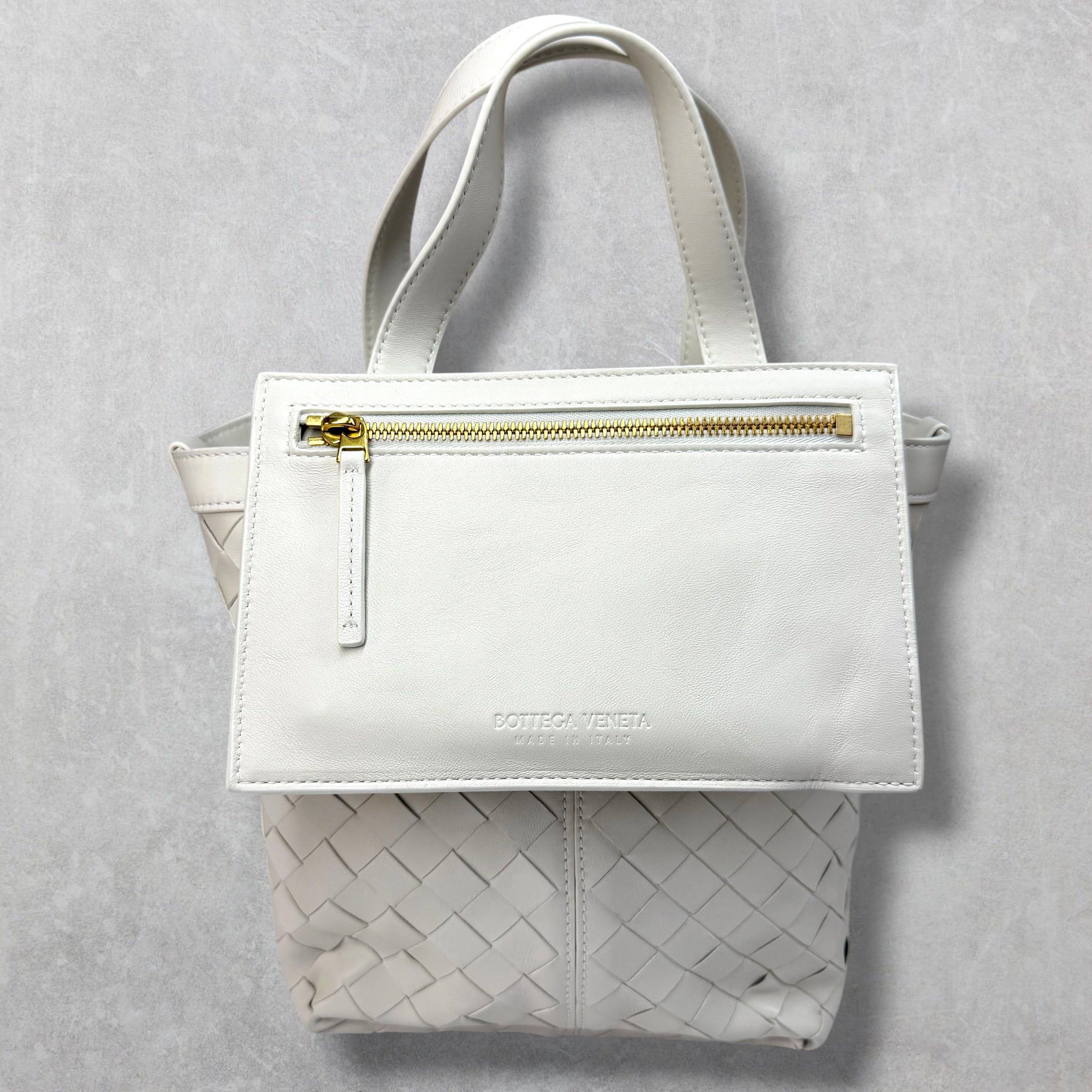 Bottega Veneta Bottega Veneta White Small Flip Tote Size ONE SIZE - 1 Thumbnail