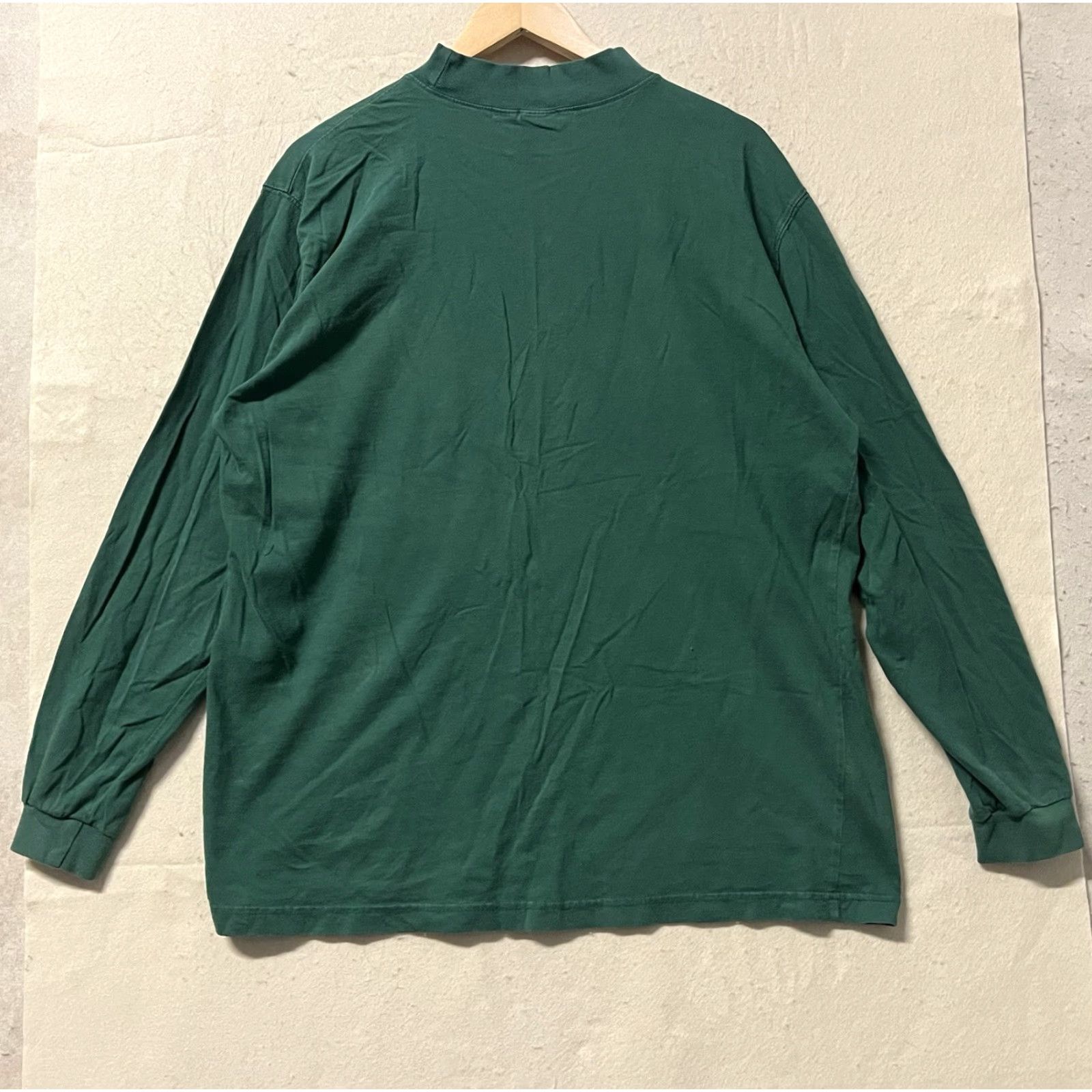 Vintage HEAD Activewear Long Sleeve Shirt XL Men Green Mock Neck Stretch Shirt Size US XL / EU 56 / 4 - 2 Thumbnail