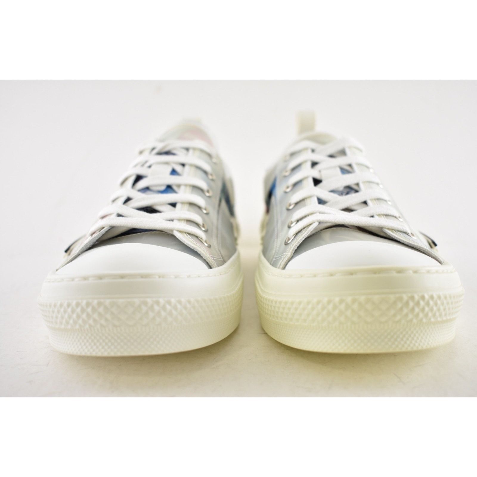 Dior Dior Mens Black Red White Low Top Lace Up Flat Sneaker 44 11 Size US 11 / EU 44 - 7 Thumbnail