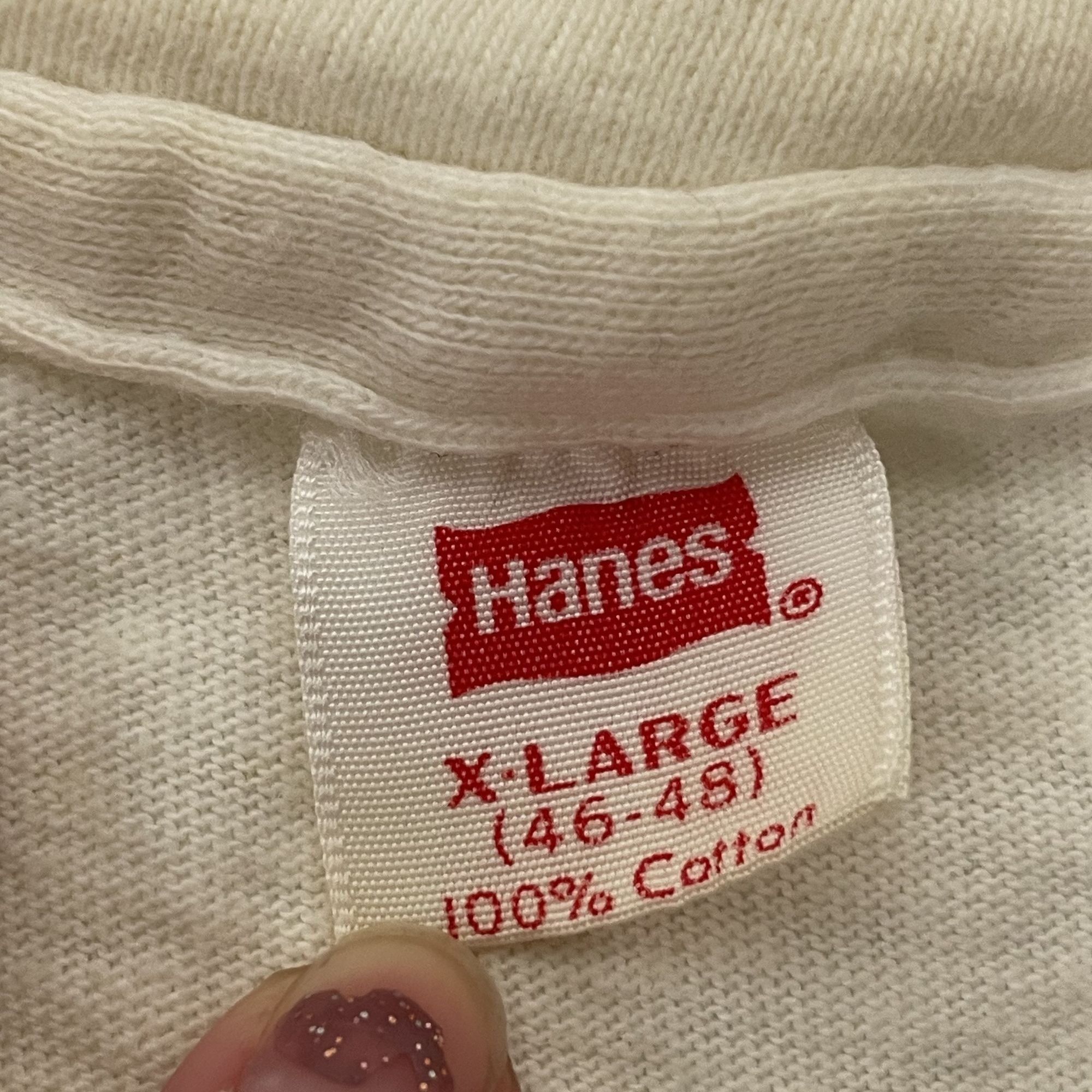 Hanes Vtg Hanes FREDDY Bar HAPPINESS Is A TIGHT PUSSY Cat T Shirt Size US XL / EU 56 / 4 - 5 Thumbnail
