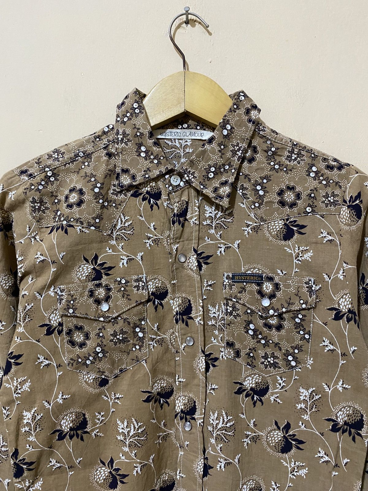 Hysteric Glamour Hysteric Glamour Paisley Button Shirt Size ONE SIZE - 4 Thumbnail
