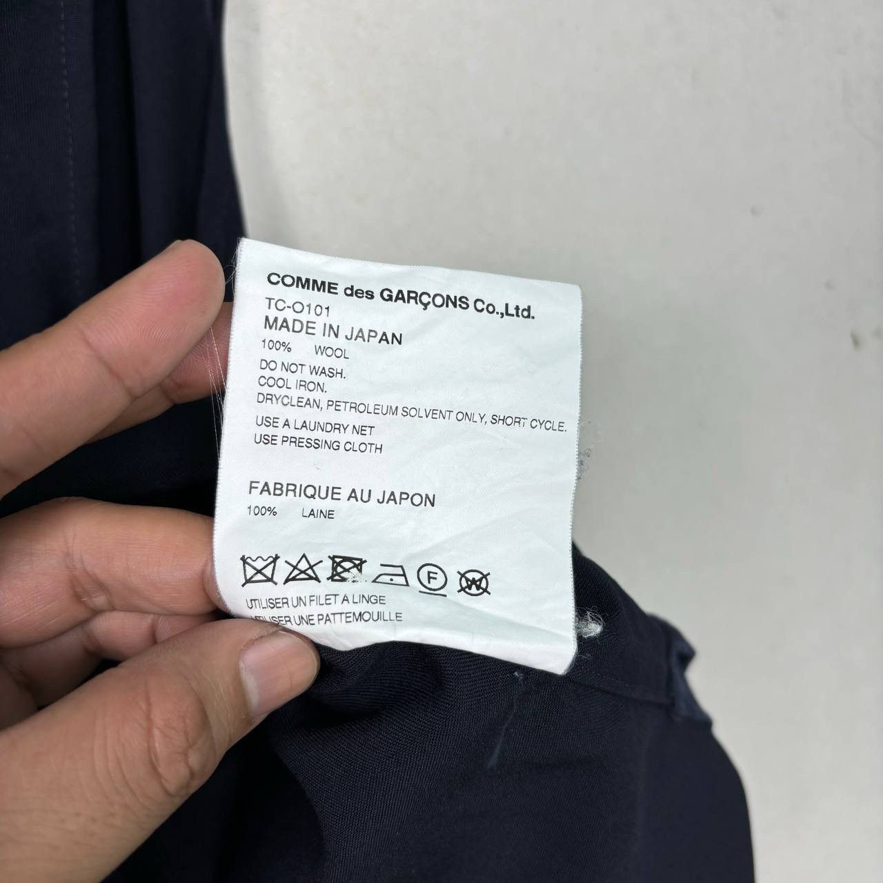 Comme des Garcons Tricot Comme Des Garcons AD2018 Wool Ruffle Dress Navy M Size M / US 6-8 / IT 42-44 - 7 Thumbnail
