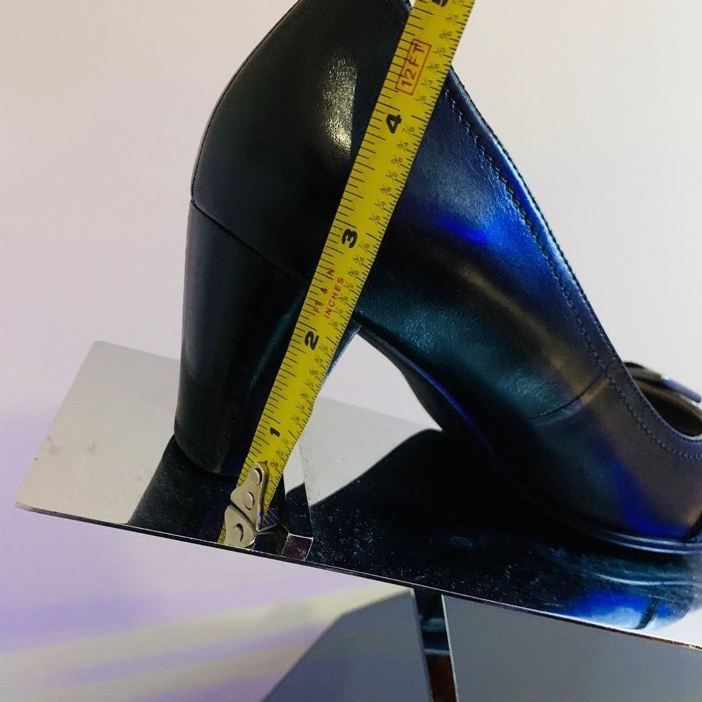 Ecco 💰💰SALE💰💰 Ecco BN Black Leather pumps size 39 Size US 8.5 / IT 38.5 - 6 Thumbnail