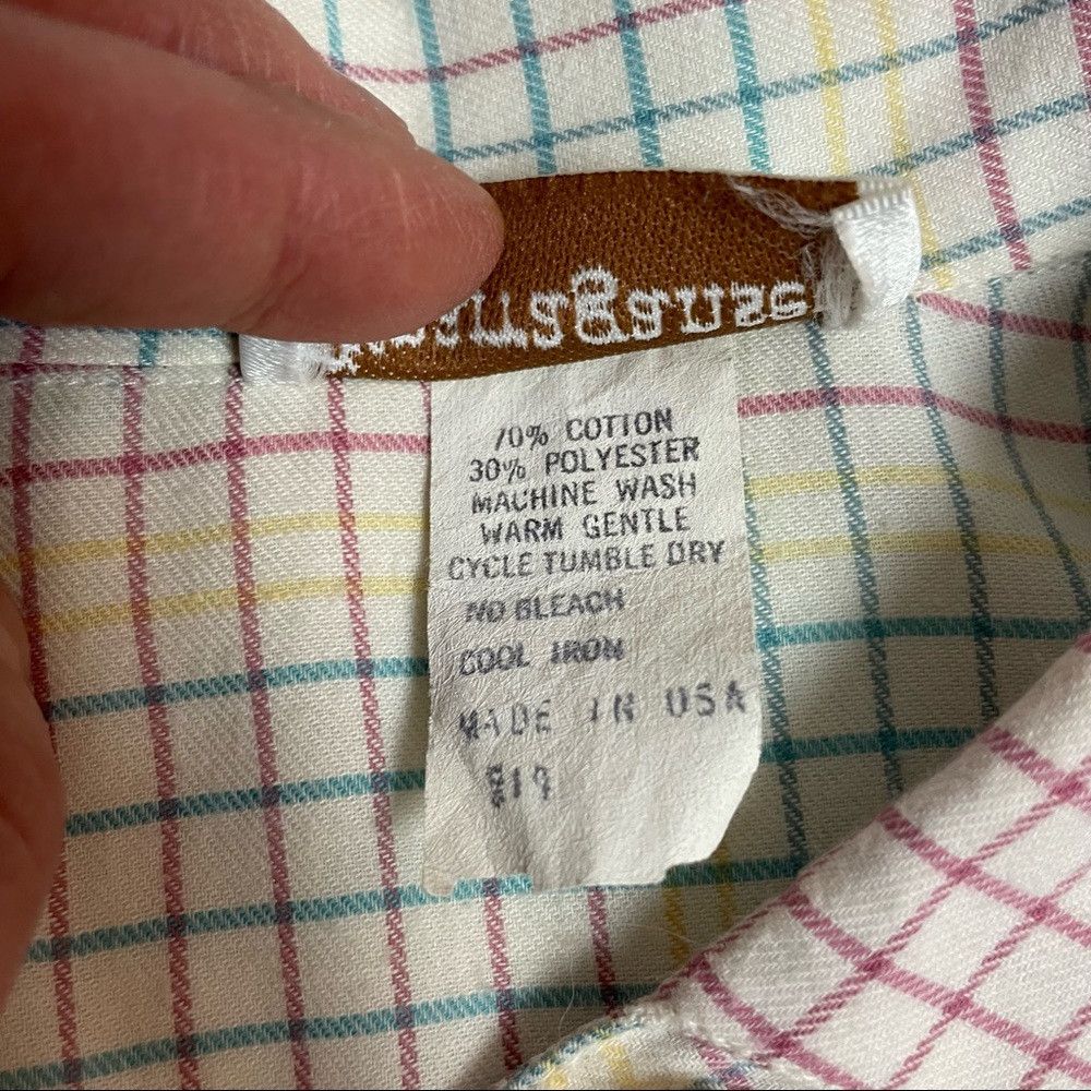 Other Vintage The Narragansett Cotton Plaid Shirt Size L Size US L / EU 52-54 / 3 - 8 Thumbnail
