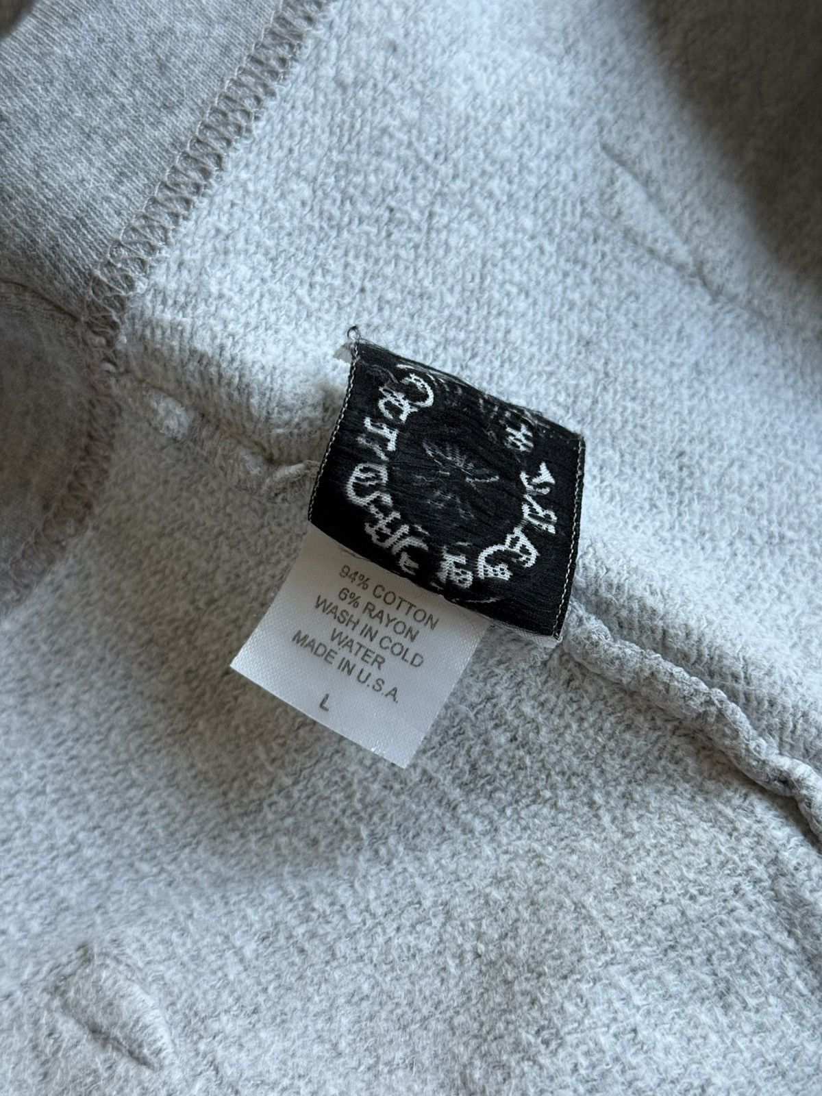 Chrome Hearts Chrome Hearts Grey & Black vintage sweatpants Size US 36 / EU 52 - 9 Thumbnail