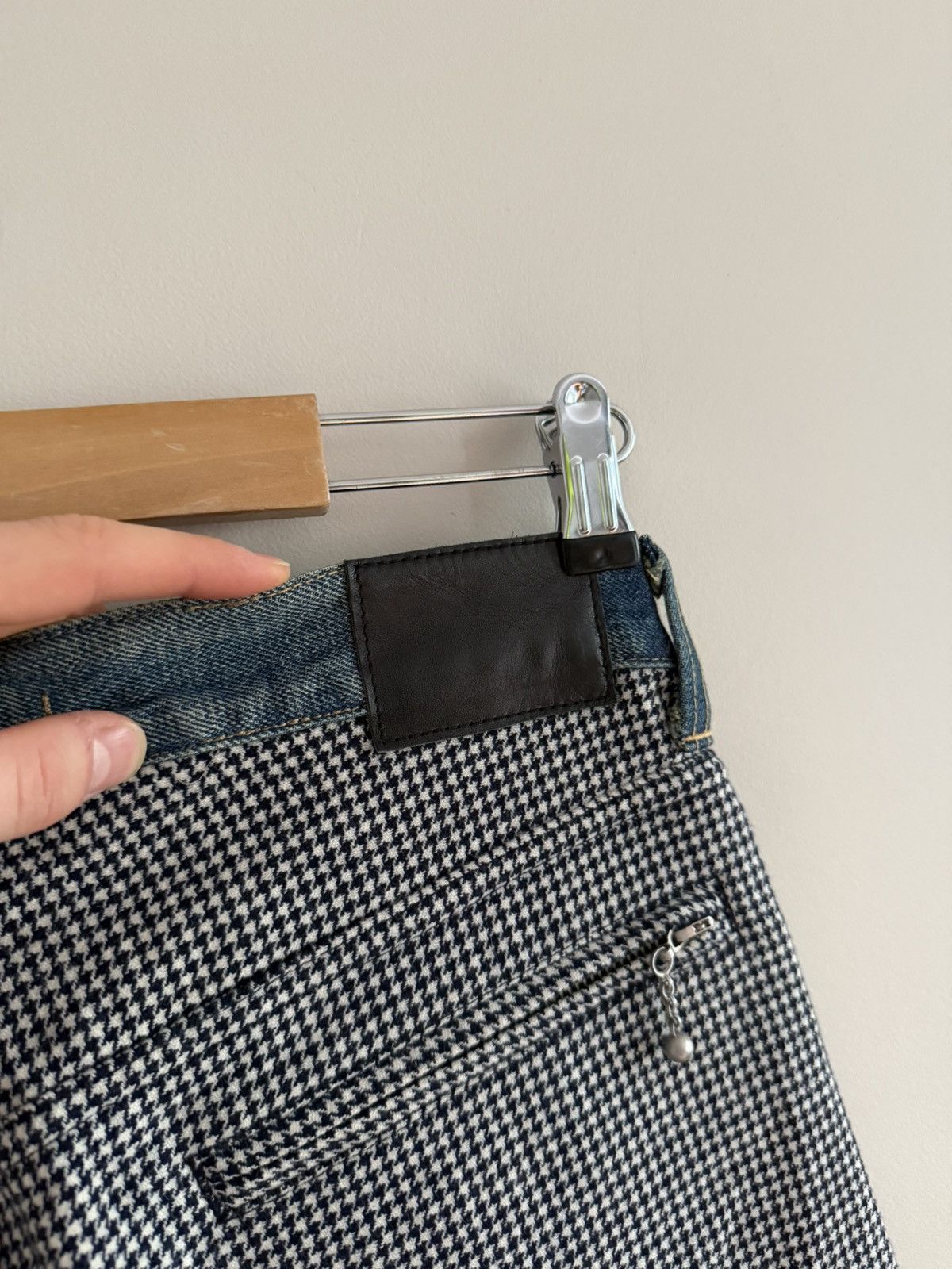 Junya Watanabe Vintage Japan Junya Watanabe CDG Hybrid Denim Wool Pants Size US 30 / EU 46 - 7 Thumbnail