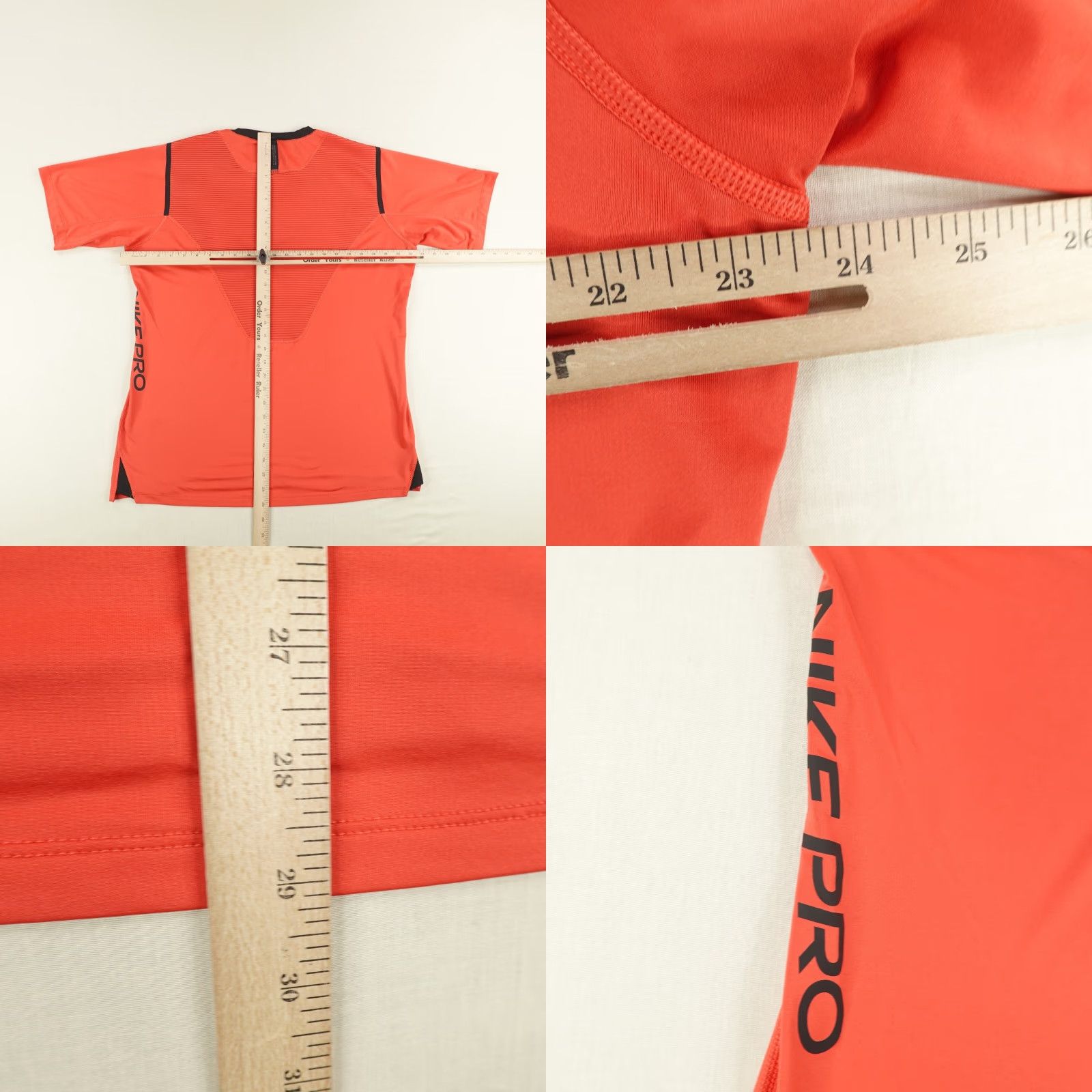 Nike Nike Shirt Mens XL Red Black Slim Fit Pro Aero Adapt Dri Fit Center Swoosh Size US XL / EU 56 / 4 - 8 Thumbnail