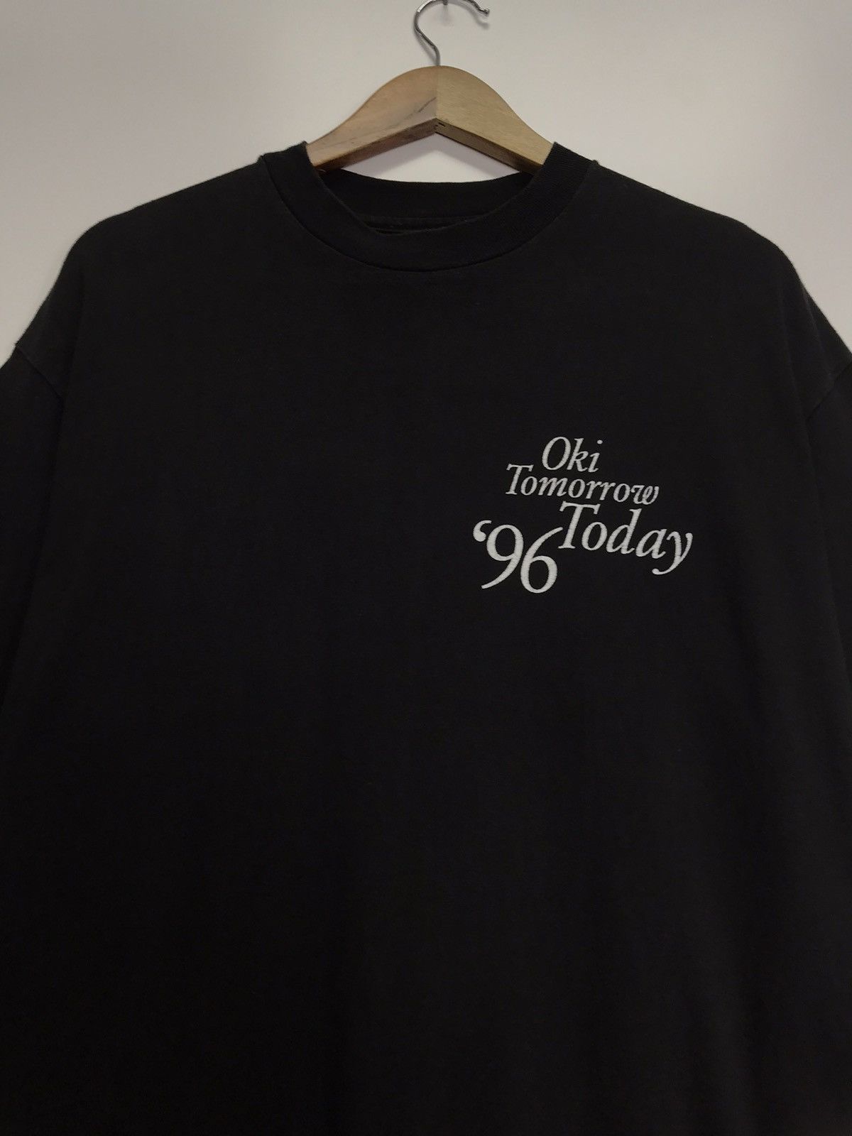 Hanes Vintage 1996 Oki Tomorrow today tee Size US L / EU 52-54 / 3 - 5 Thumbnail