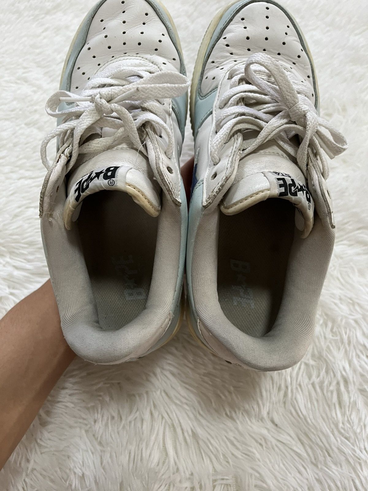 Bape × Kaws Bape sta x Kaws blue and white Size US 8.5 / EU 41-42 - 6 Thumbnail