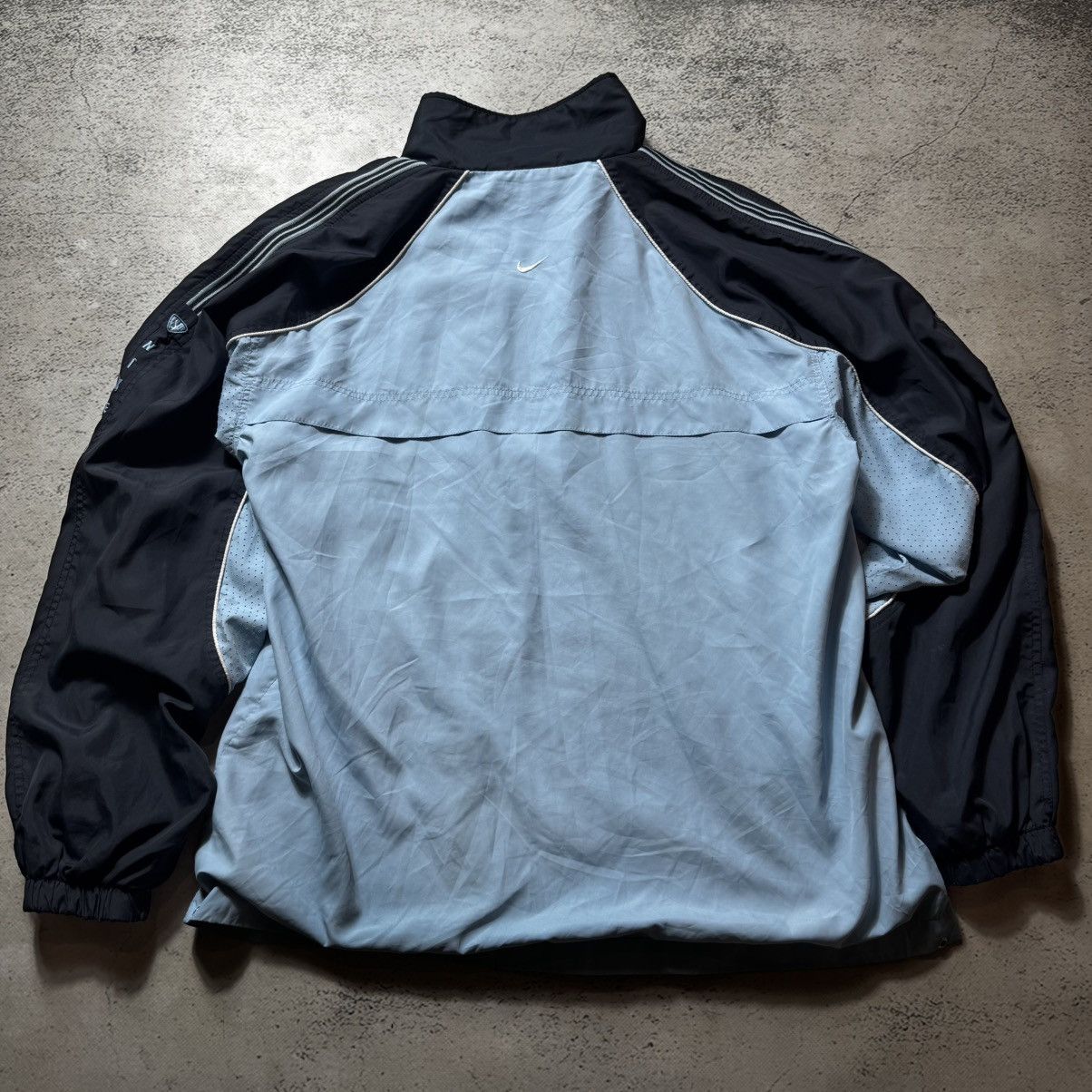 Nike vintage 90s nike zip hoodie drill Size US M / EU 48-50 / 2 - 9 Thumbnail