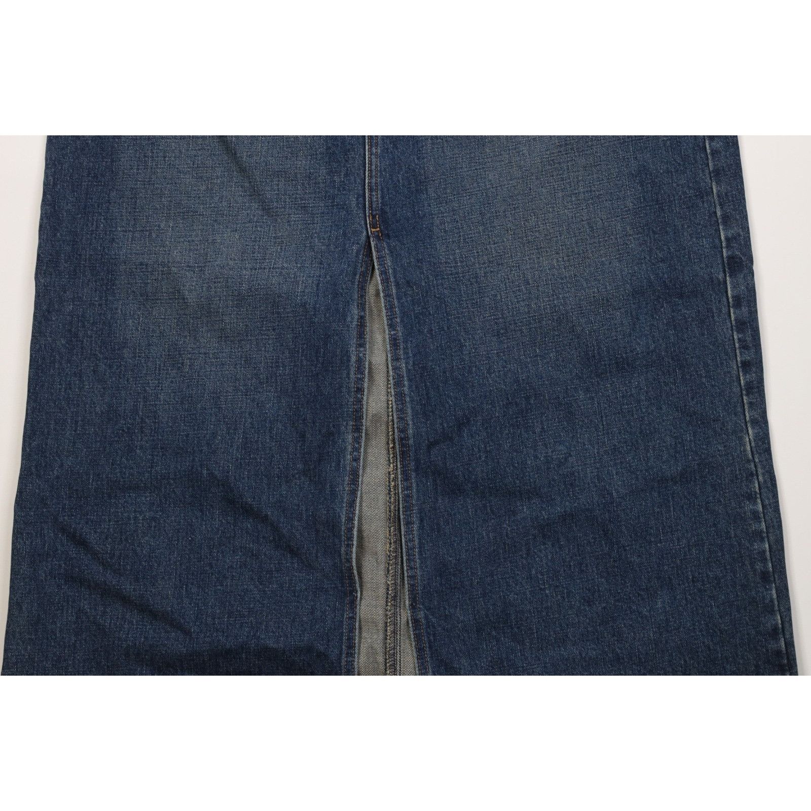 Gap Vintage Y2K 2002 Gap Babydoll Faded Denim Skirt Size 38" / US 16 / IT 52 - 3 Thumbnail