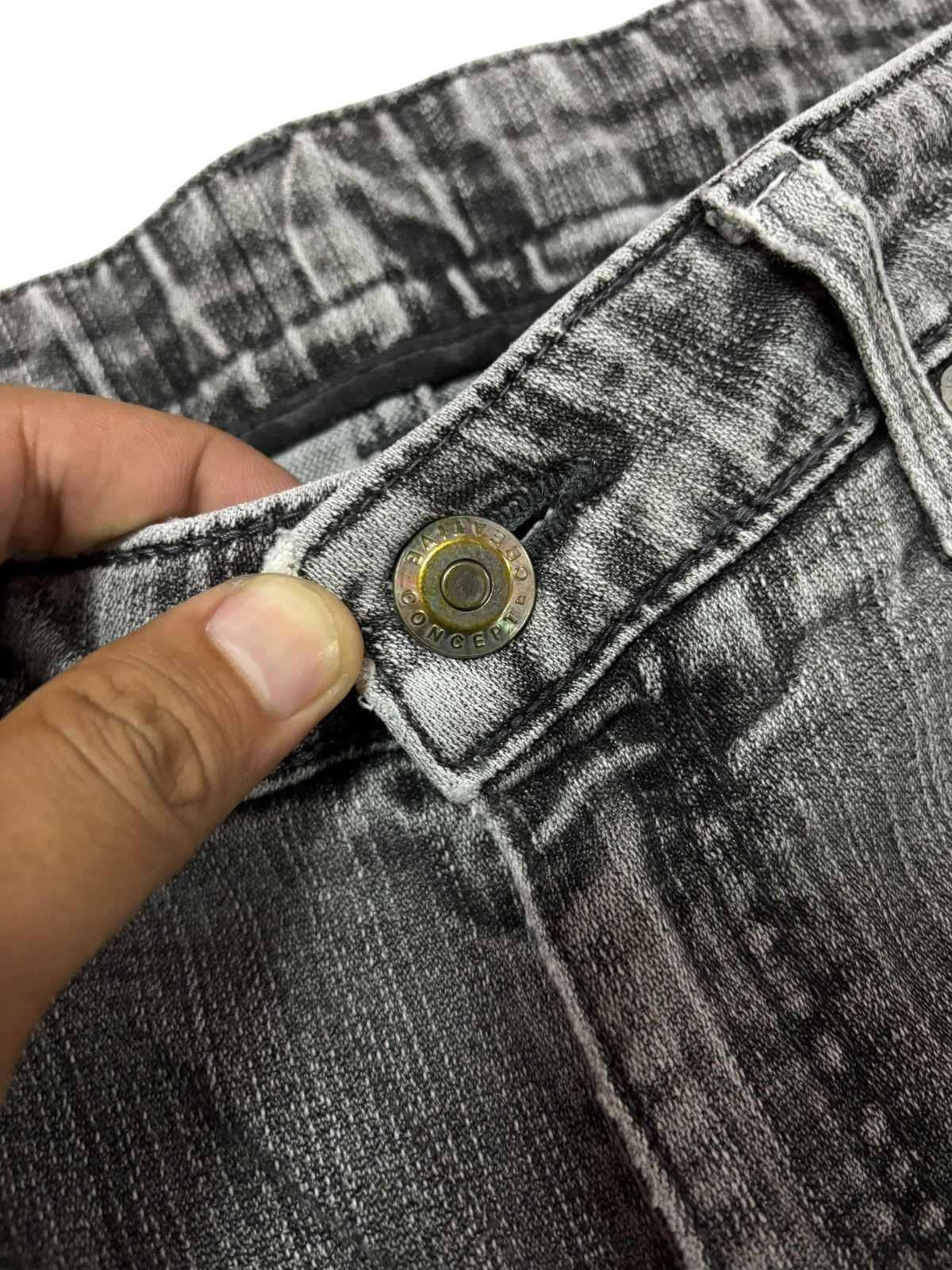 Japanese Brand Vtg Creative Concept Japan Bootcut Jeans Size US 33 - 6 Thumbnail