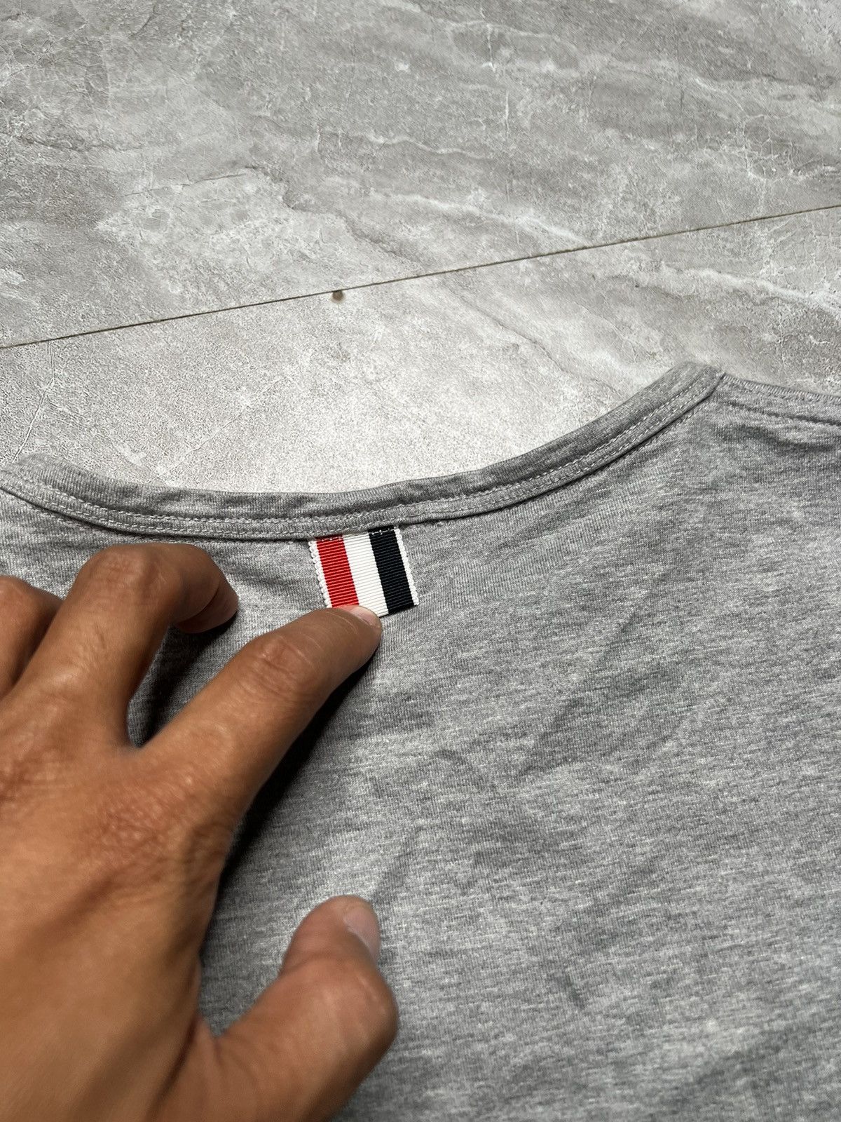 Thom Browne Thom Browne RWB Pocket tee Size US L / EU 52-54 / 3 - 10 Thumbnail